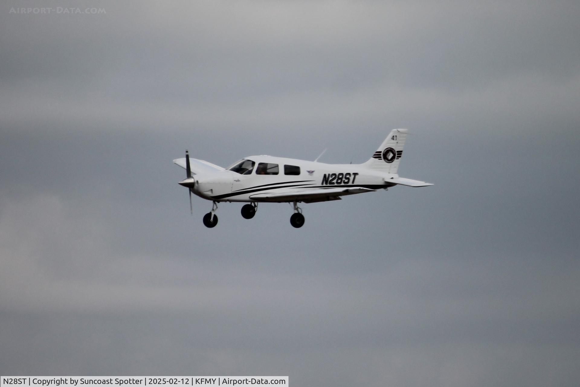 N28ST, 2023 Piper PA-28-181 C/N 28020129, Paragon 28ST arrives on Runway 23 at Page Field