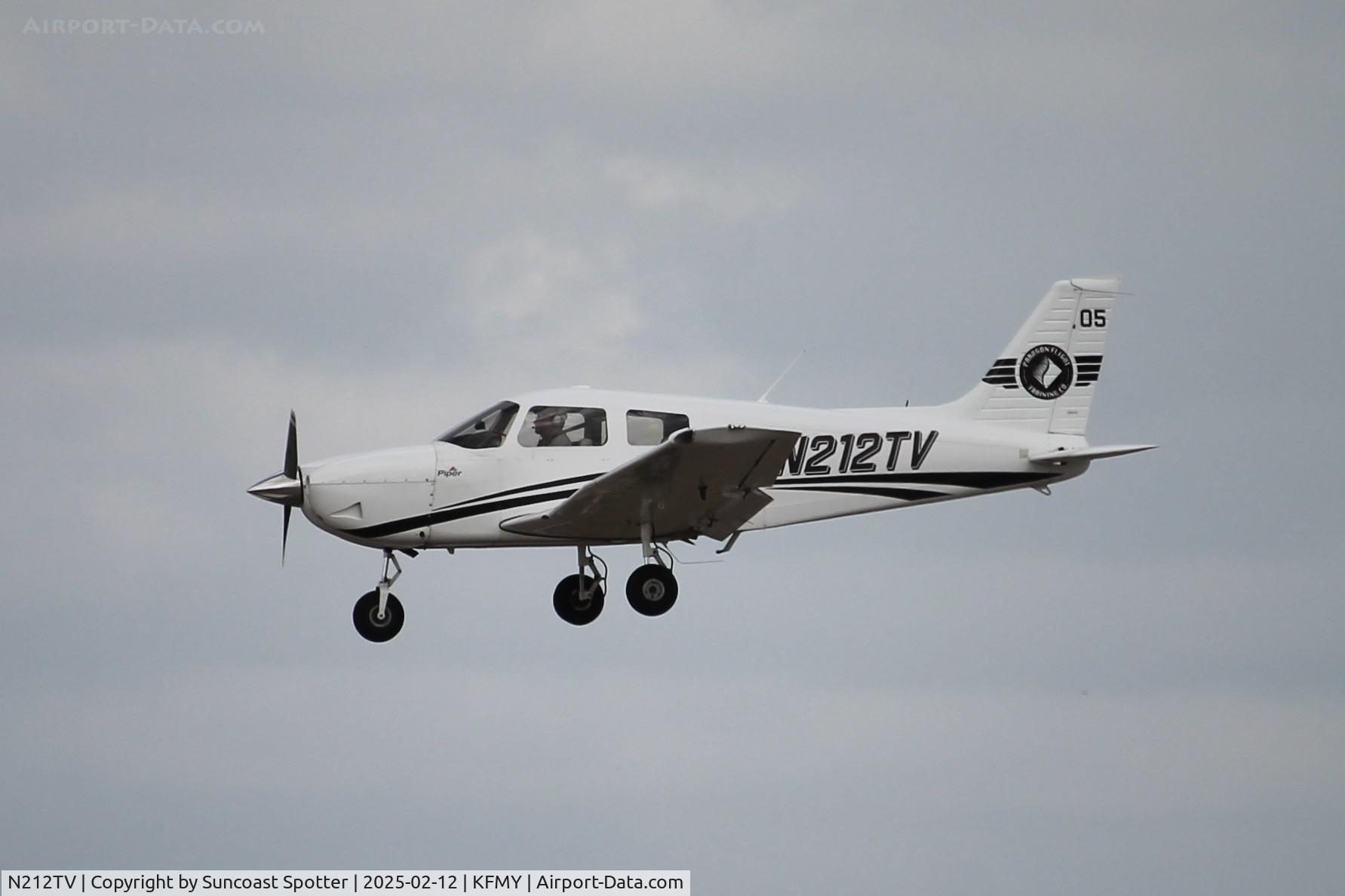 N212TV, 2022 Piper PA-28-181 C/N 28020070, Paragon 212TV arrives on Runway 23 at Page Field following flight from Punta Gorda Airport