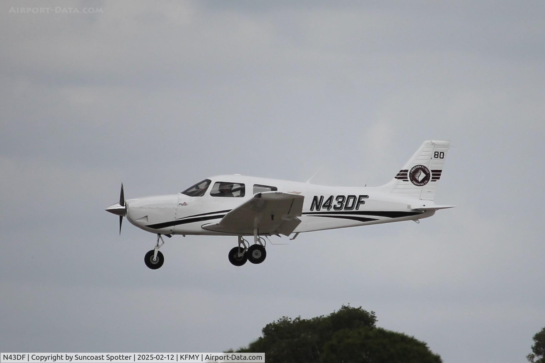 N43DF, 2024 Piper Aircraft Company PA-28-181 C/N 28020200, Paragon 43DF arrives on Runway 23 at Page Field