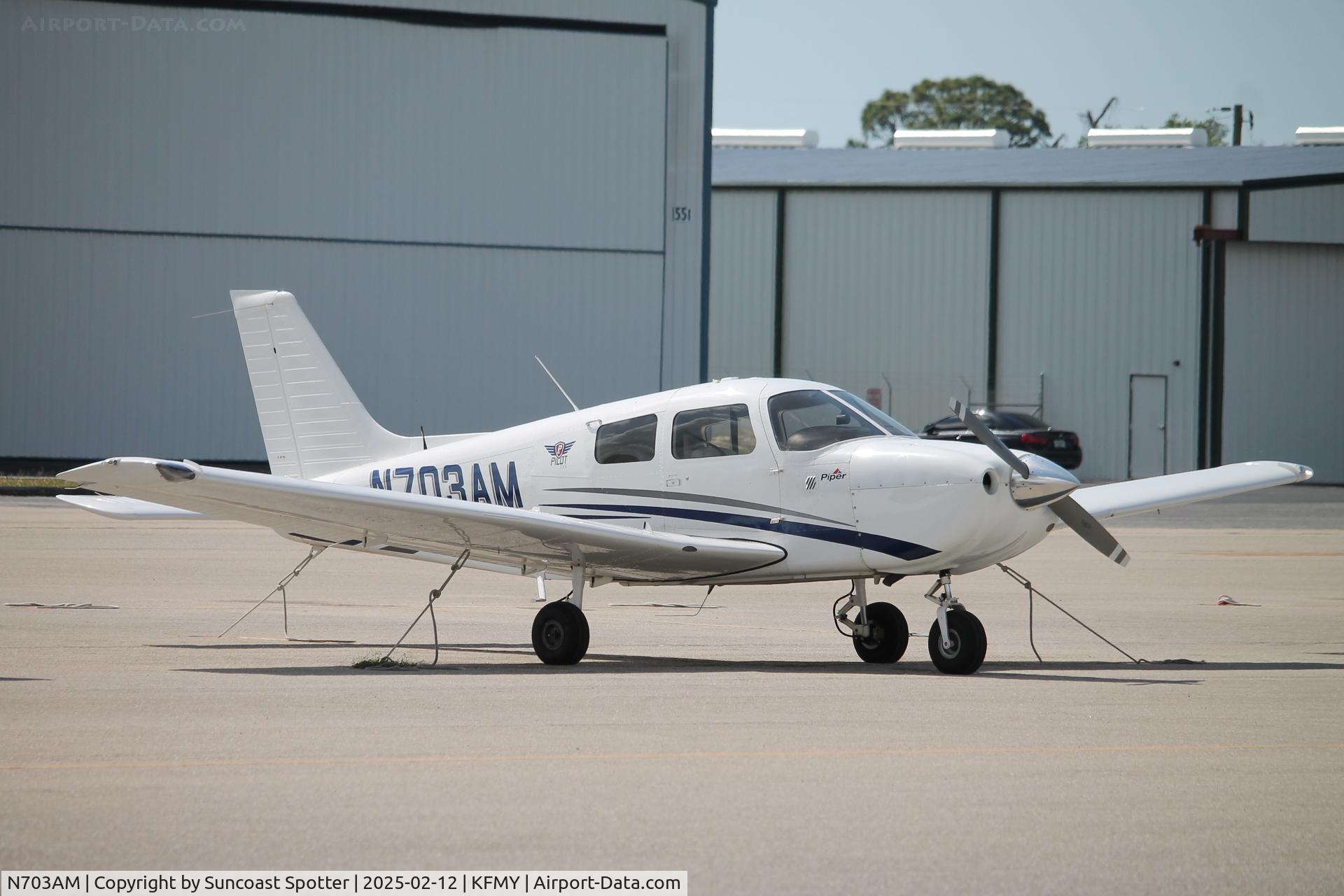 N703AM, 2021 Piper Aircraft Company PA-28-181 C/N 28020018, Paragon 703AM sits on the South Ramp at Page Field