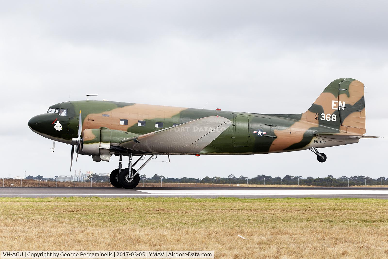 VH-AGU, 1944 Douglas DC3C-S1C3G (C-47B) C/N 15920, Australian International Air Show.