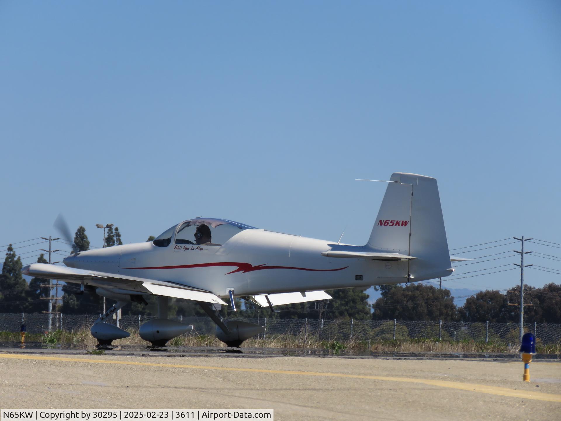 N65KW, 2006 Van's RV-9A C/N 90807, Waiting