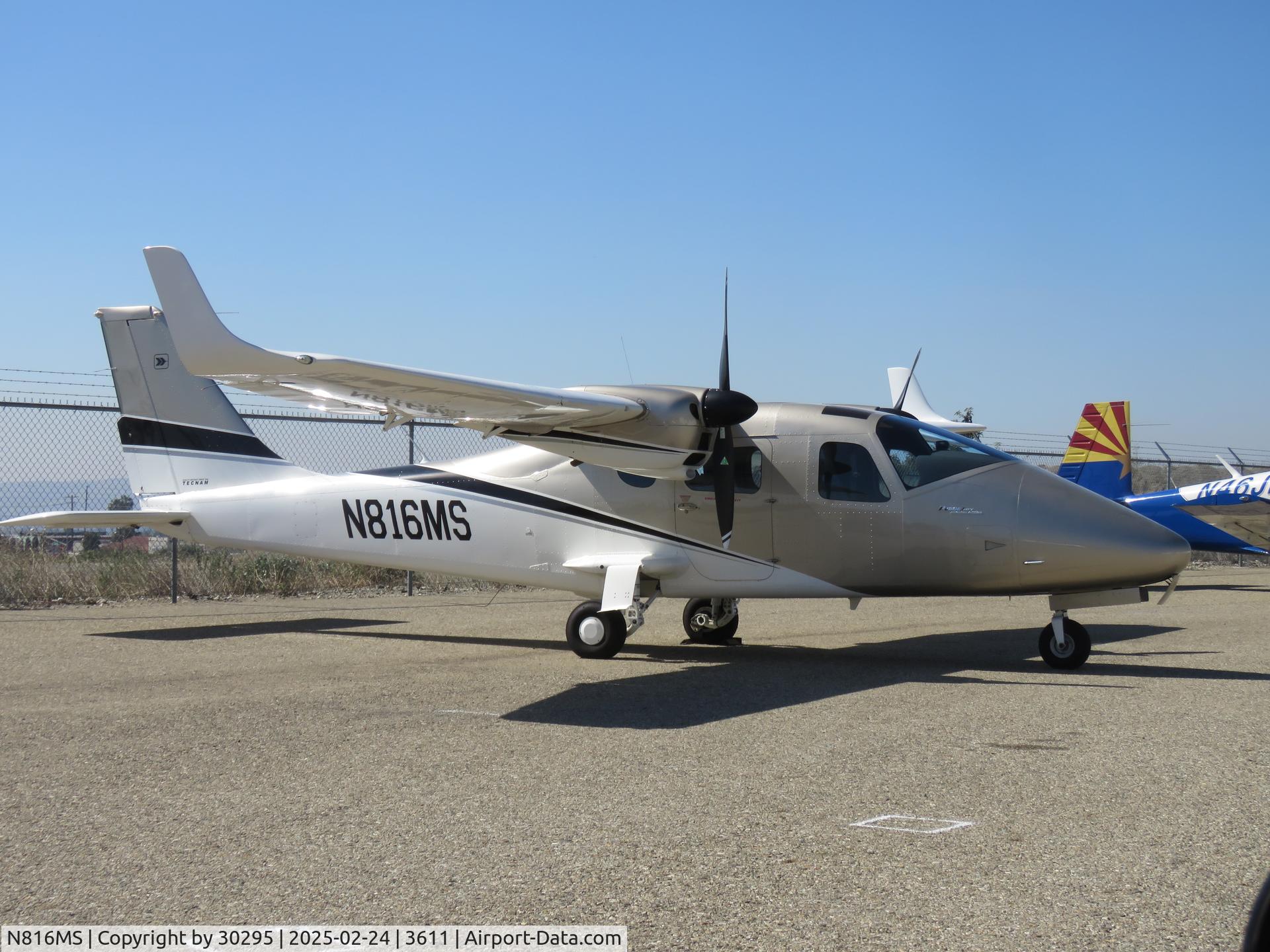 N816MS, 2019 Tecnam P-2006T C/N 302/US, Parked