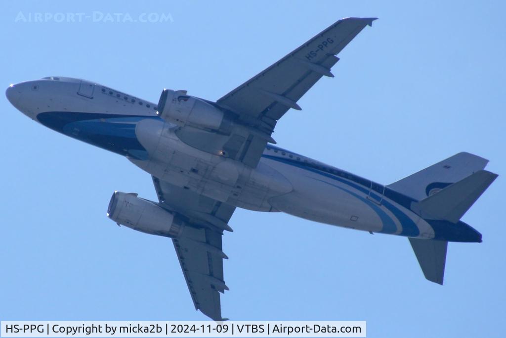 HS-PPG, 2005 Airbus A319-132 C/N 2664, Take off