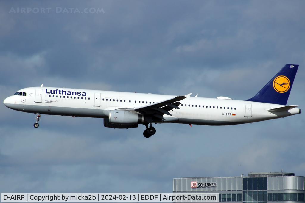 D-AIRP, 1995 Airbus A321-131 C/N 0564, Landing