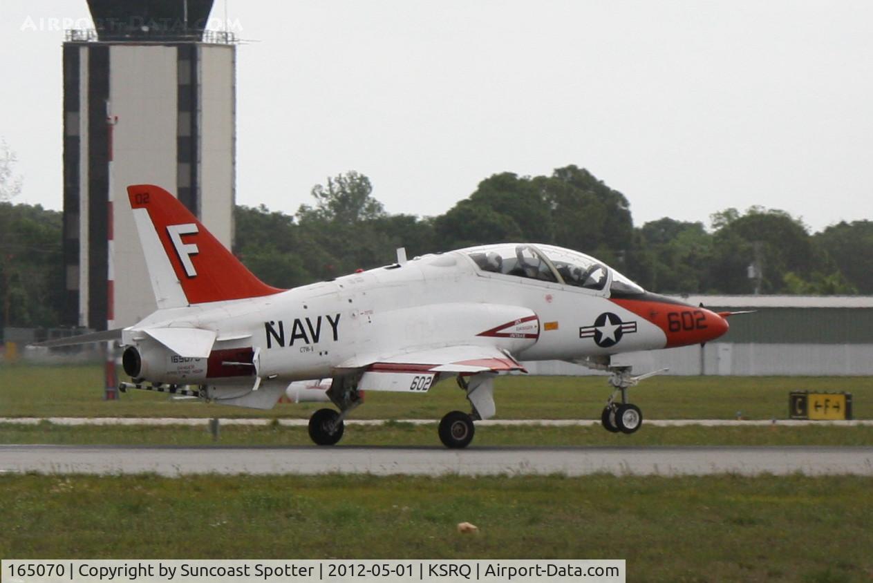 165070, McDonnell Douglas T-45C Goshawk C/N A074, US Navy T-45C Goshawk from NAS Pensacola performs training maneuvers at Sarasota-Bradenton International Airport
