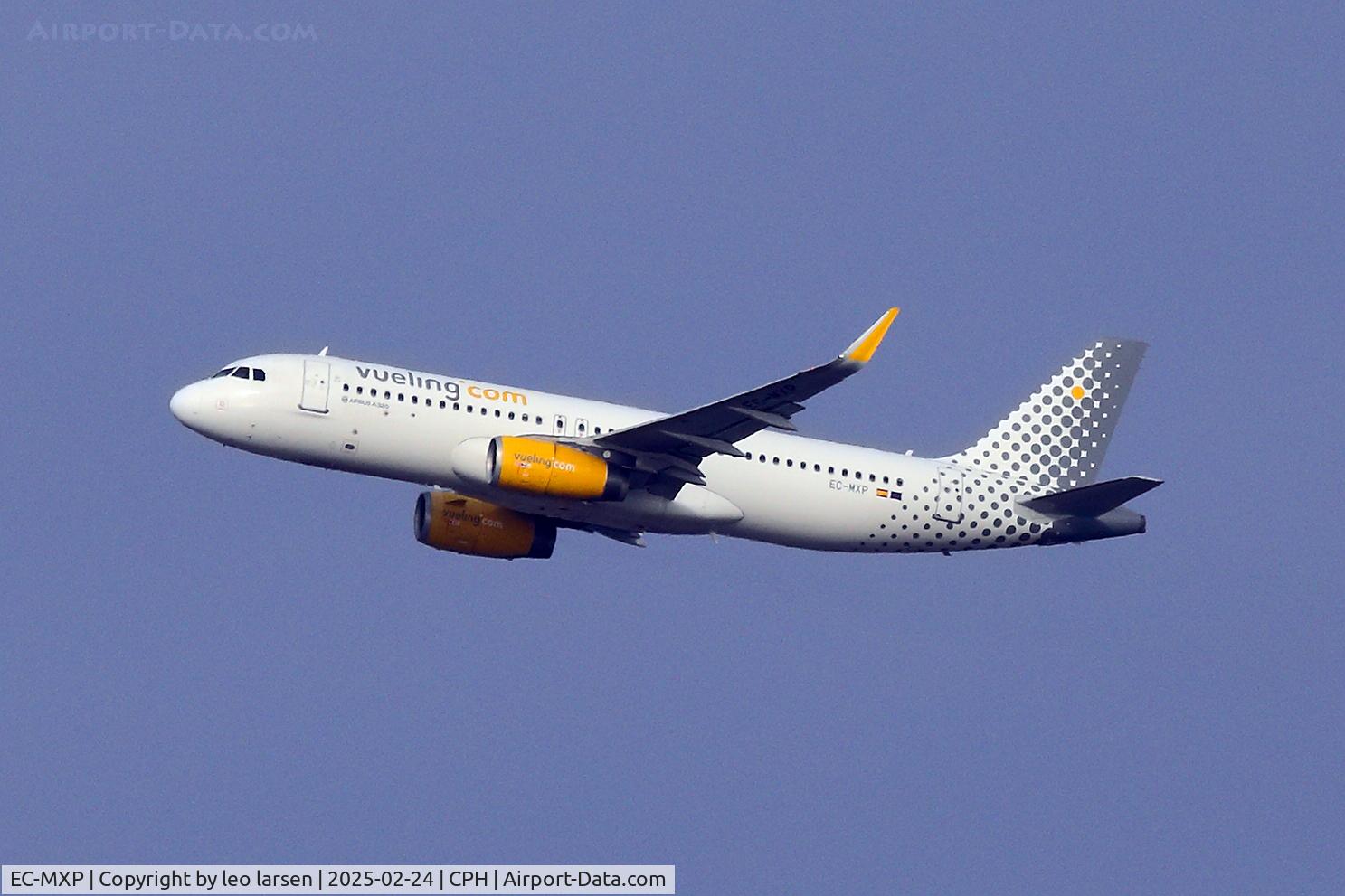 EC-MXP, 2018 Airbus A320-232 C/N 8244, Copenhagen 24.2.2025