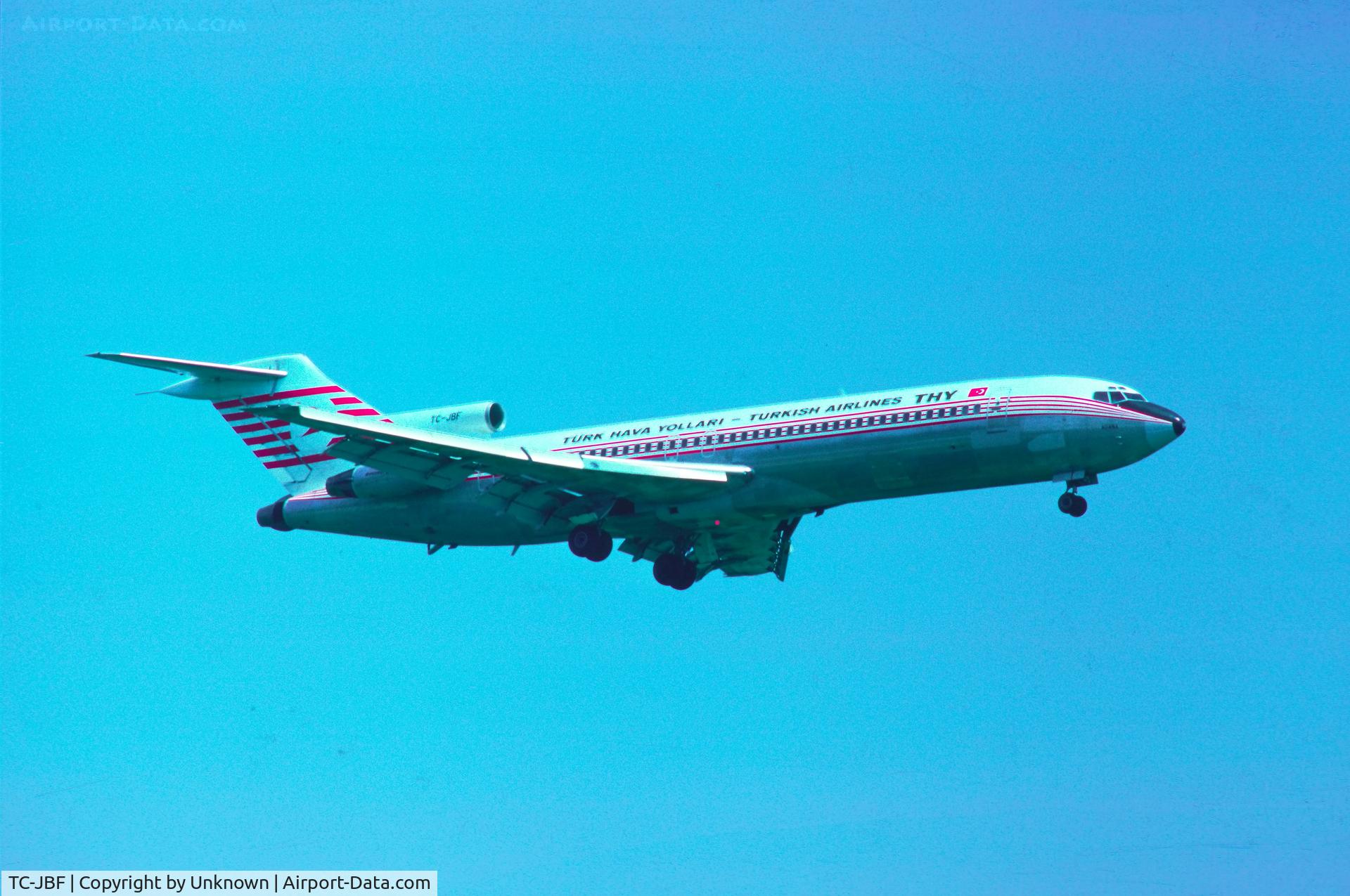 TC-JBF, 1974 Boeing 727-2F2 C/N 20980/1085, Unknown