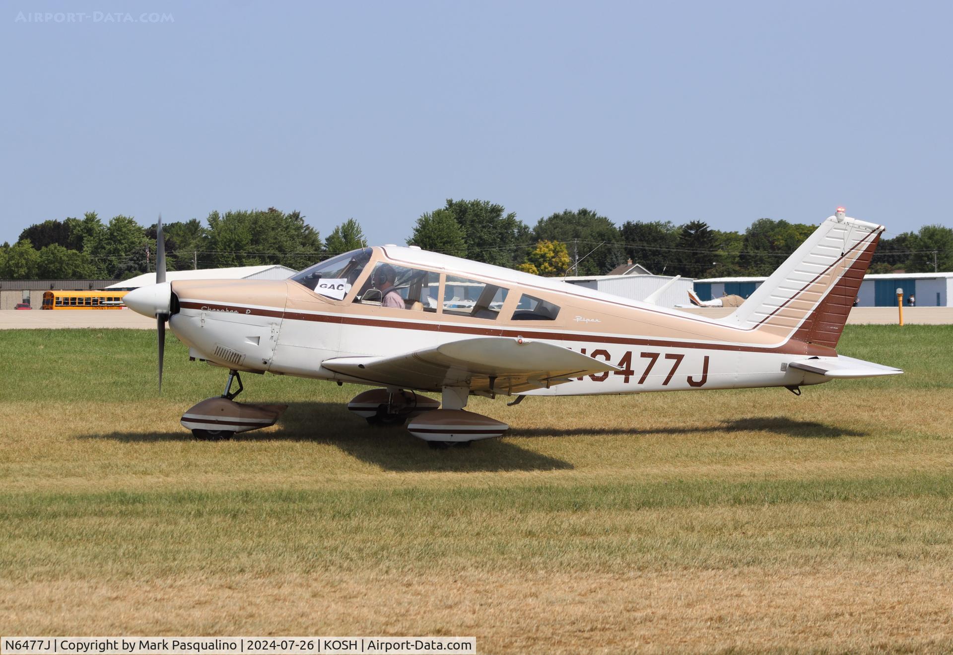N6477J, 1968 Piper PA-28-180 Cherokee C/N 28-4904, Piper PA-28-180