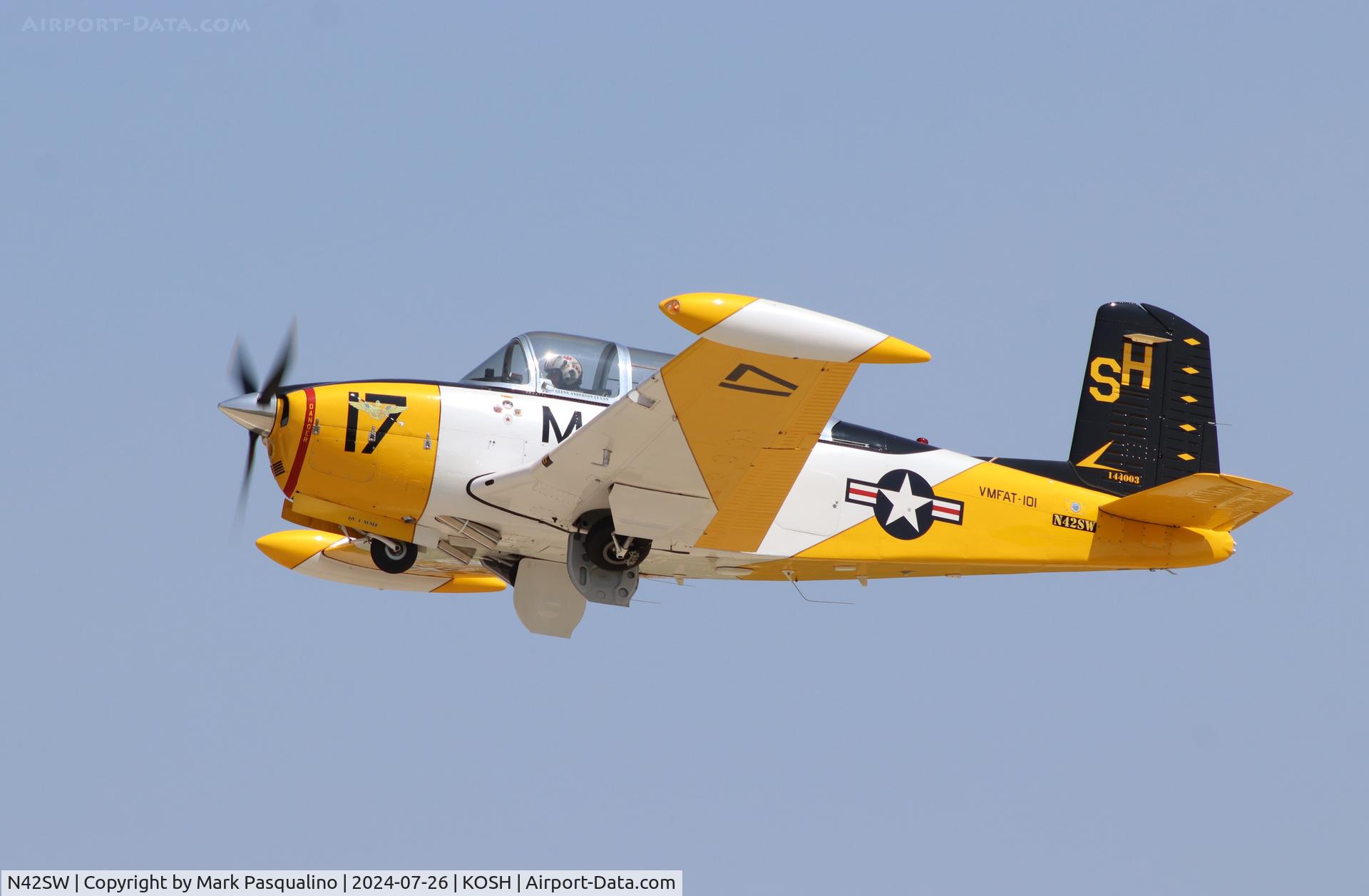 N42SW, 1957 Beech T-34B C/N BG-310, Beech T-34B
