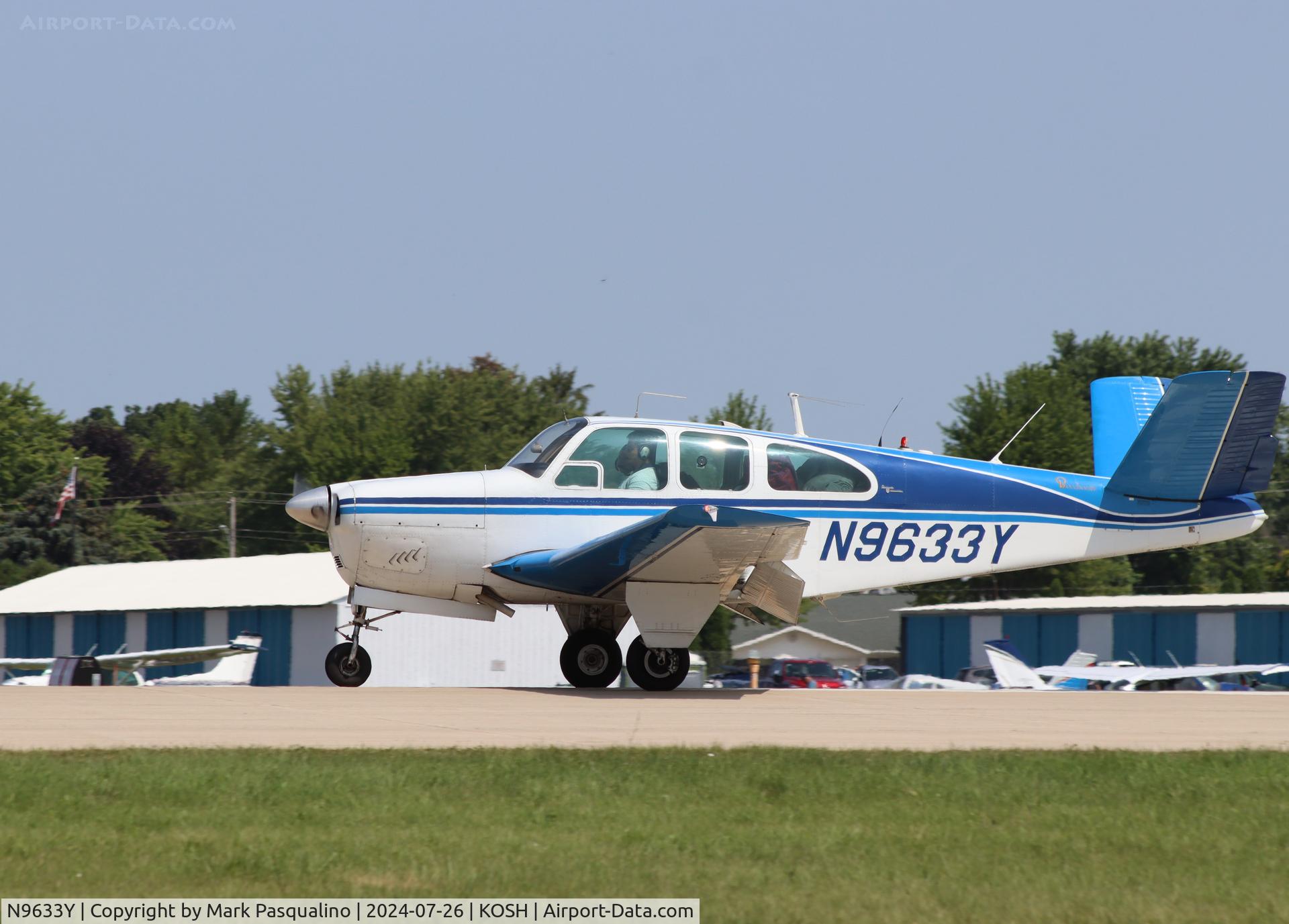 N9633Y, 1963 Beech P35 Bonanza C/N D-7150, Beech P35