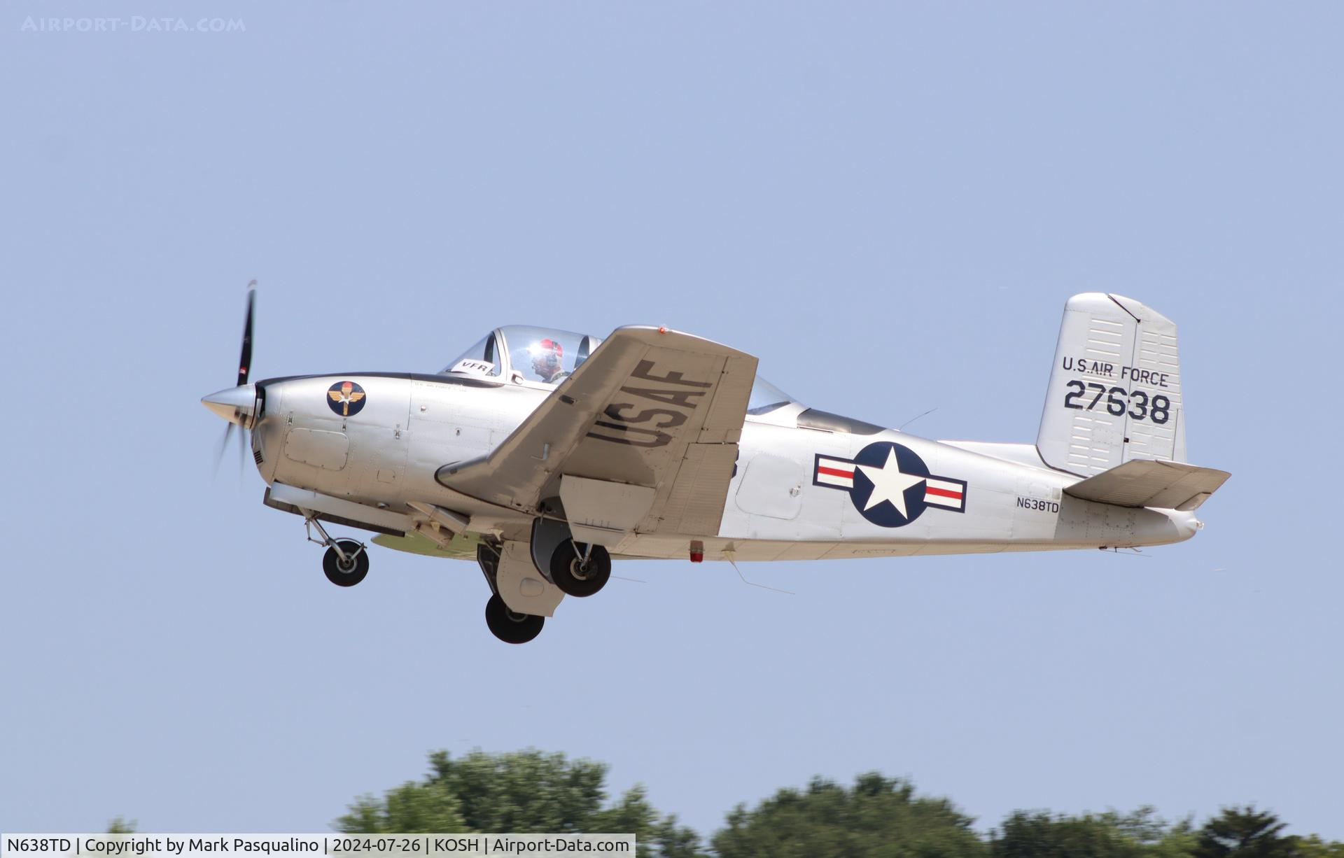 N638TD, 1953 Beech T-34A (A45) Mentor Mentor C/N G-286, Beech T-34A