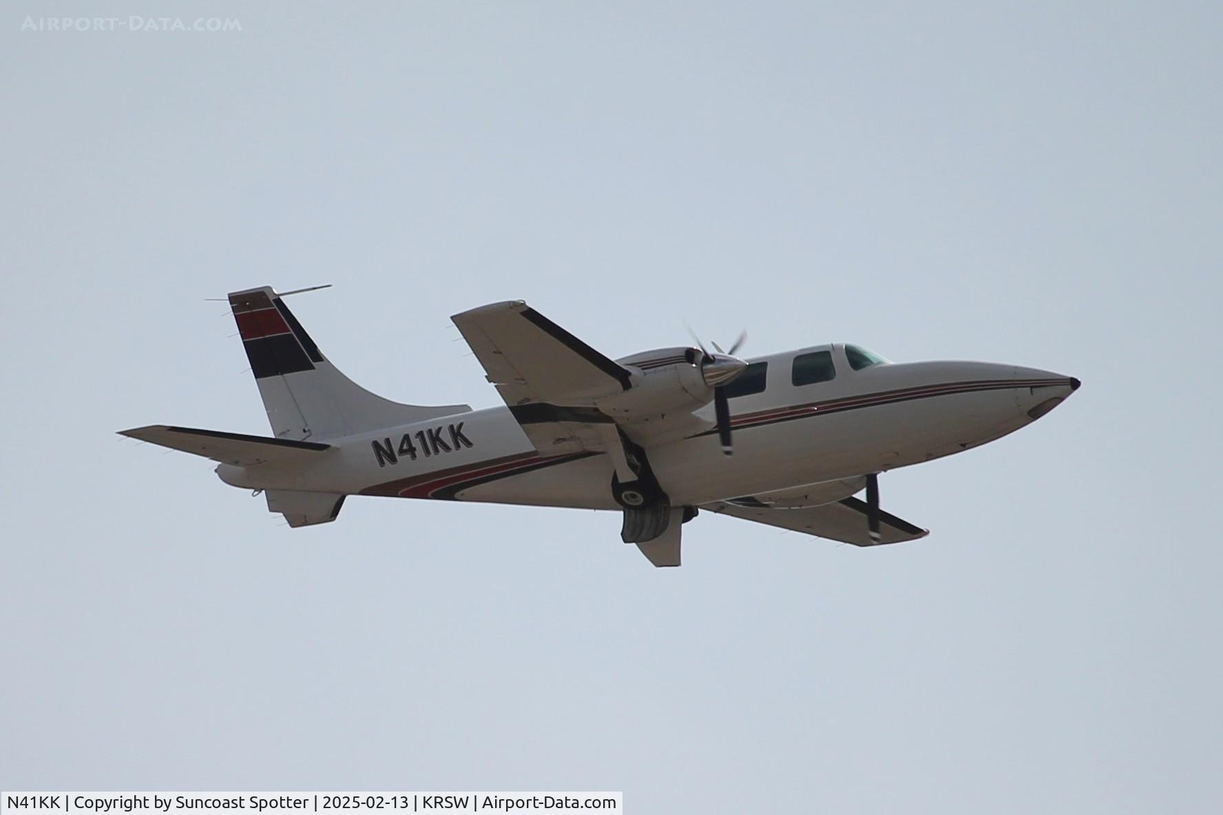 N41KK, 1979 Piper AEROSTAR 600 C/N 6006477961205, N41KK
Piper Aerostar 600
Southwest Florida International Airport
Fort Myers, Florida
February 13, 2025

Aerostar 41KK performs a missed approach on Runway 24 at Southwest Florida International Airport following flight from Pine Shadows Airpark