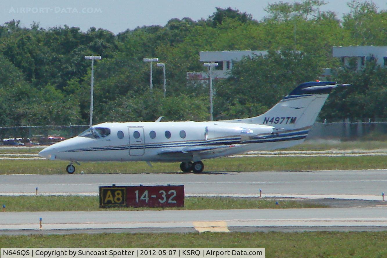 N646QS, 2002 Cessna 560XL Citation Excel C/N 560-5246, Cessna Citation Excel departs Runway 32 at Sarasota-Bradenton International Airport enroute to Lynden Pindling International Airport
