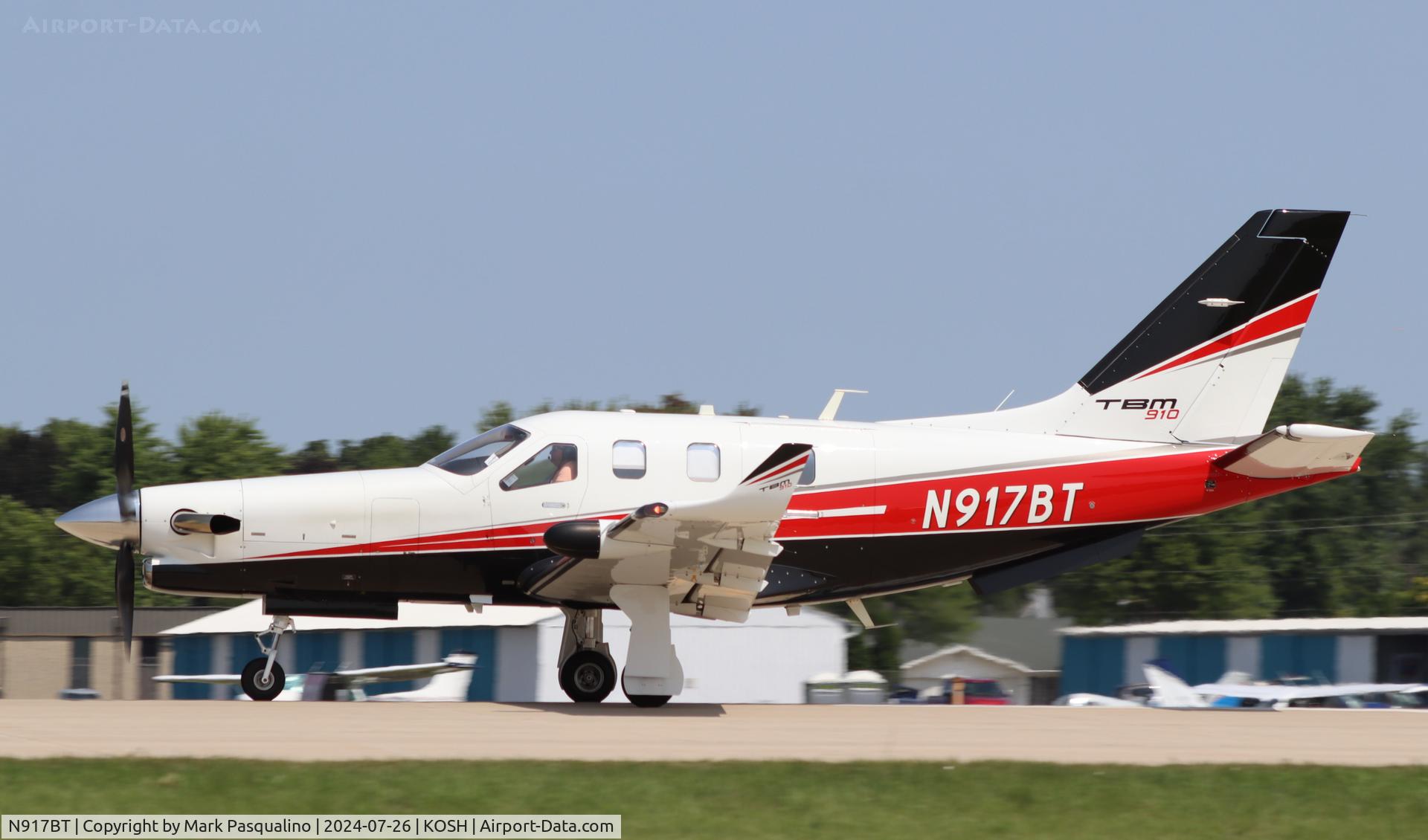N917BT, 2017 Socata TBM-700 C/N 1209, Socata TBM-910