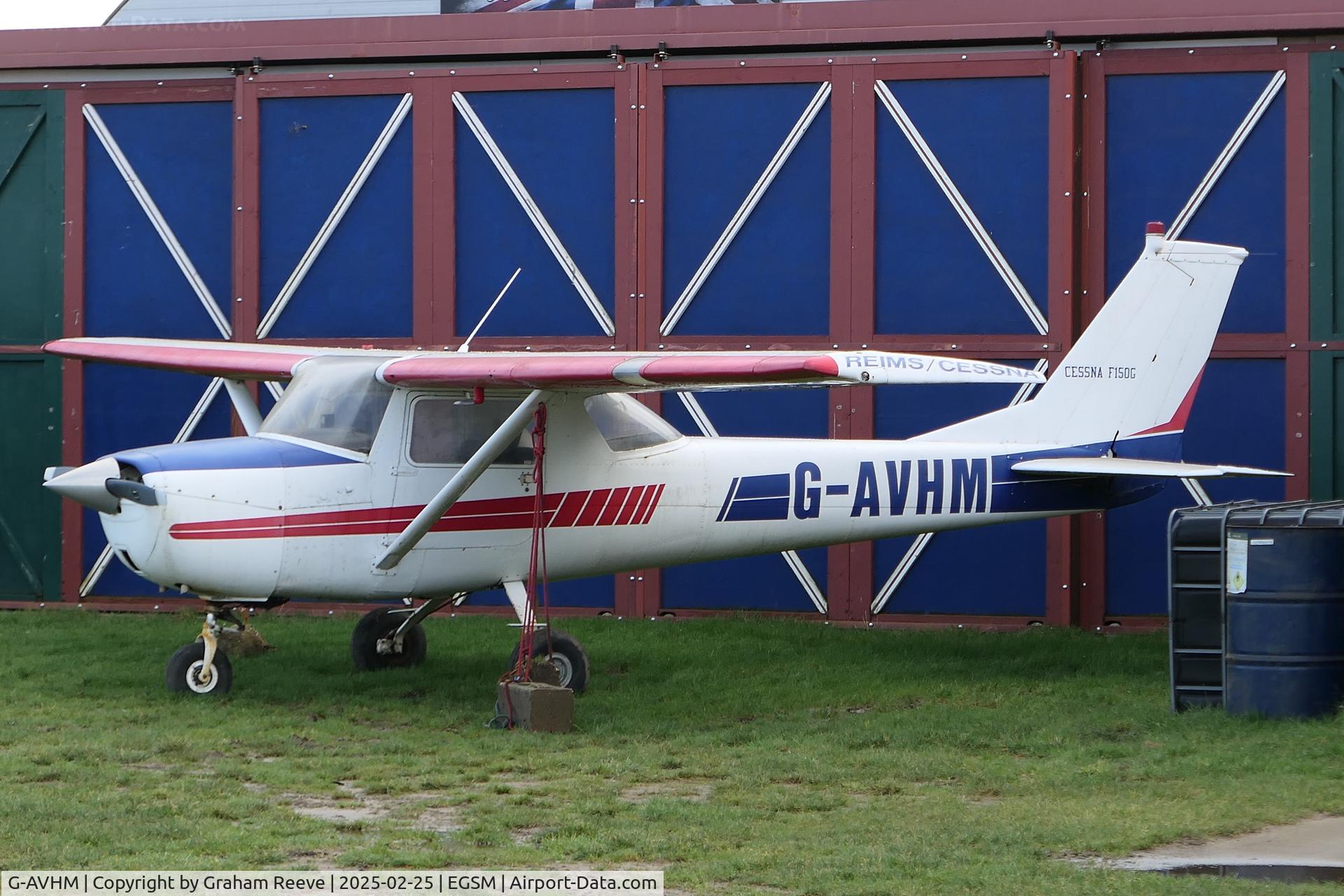 G-AVHM, 1967 Reims F150G C/N 0181, Parked at Beccles.