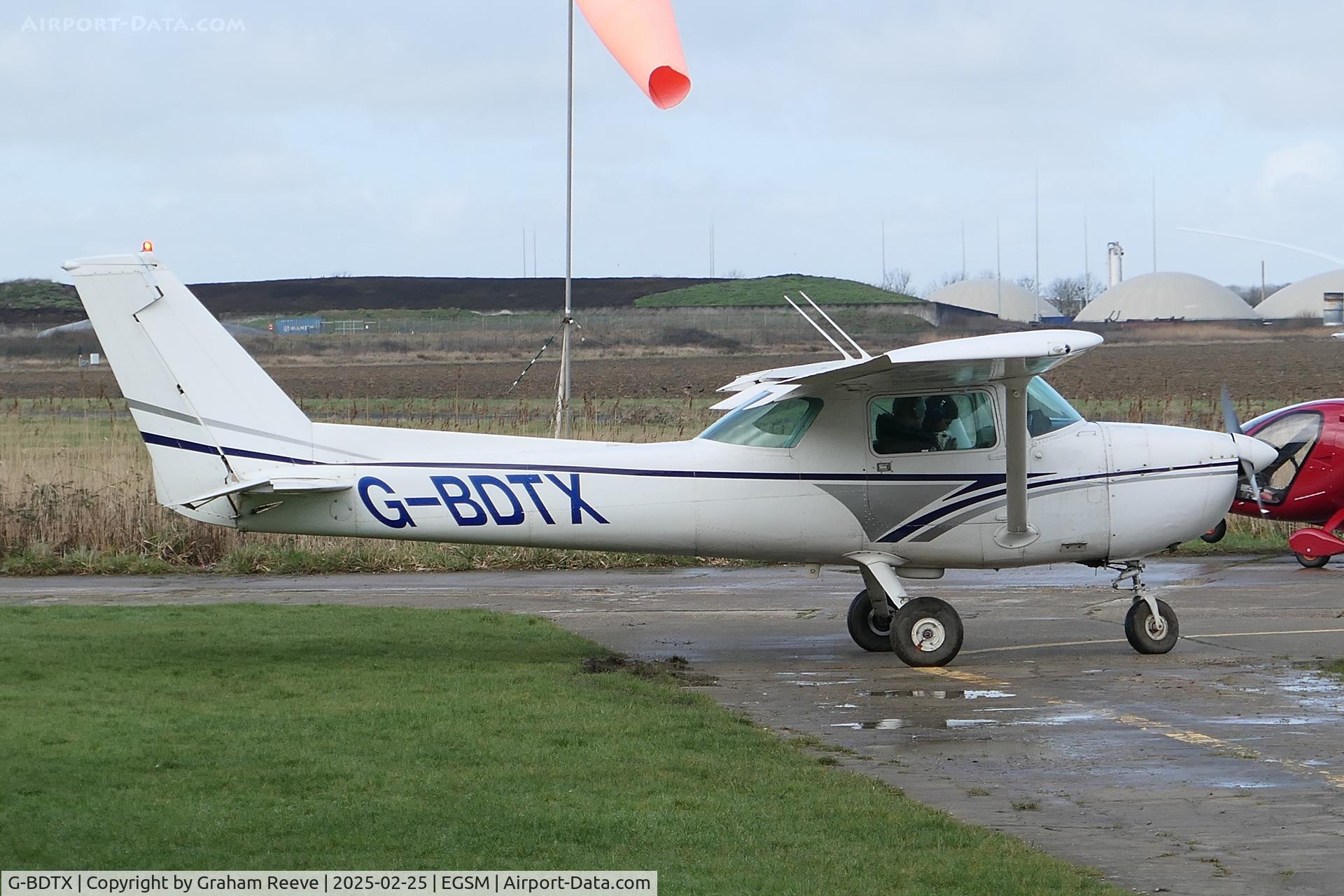 G-BDTX, 1976 Reims F150M C/N 1275, About to depart from Beccles.