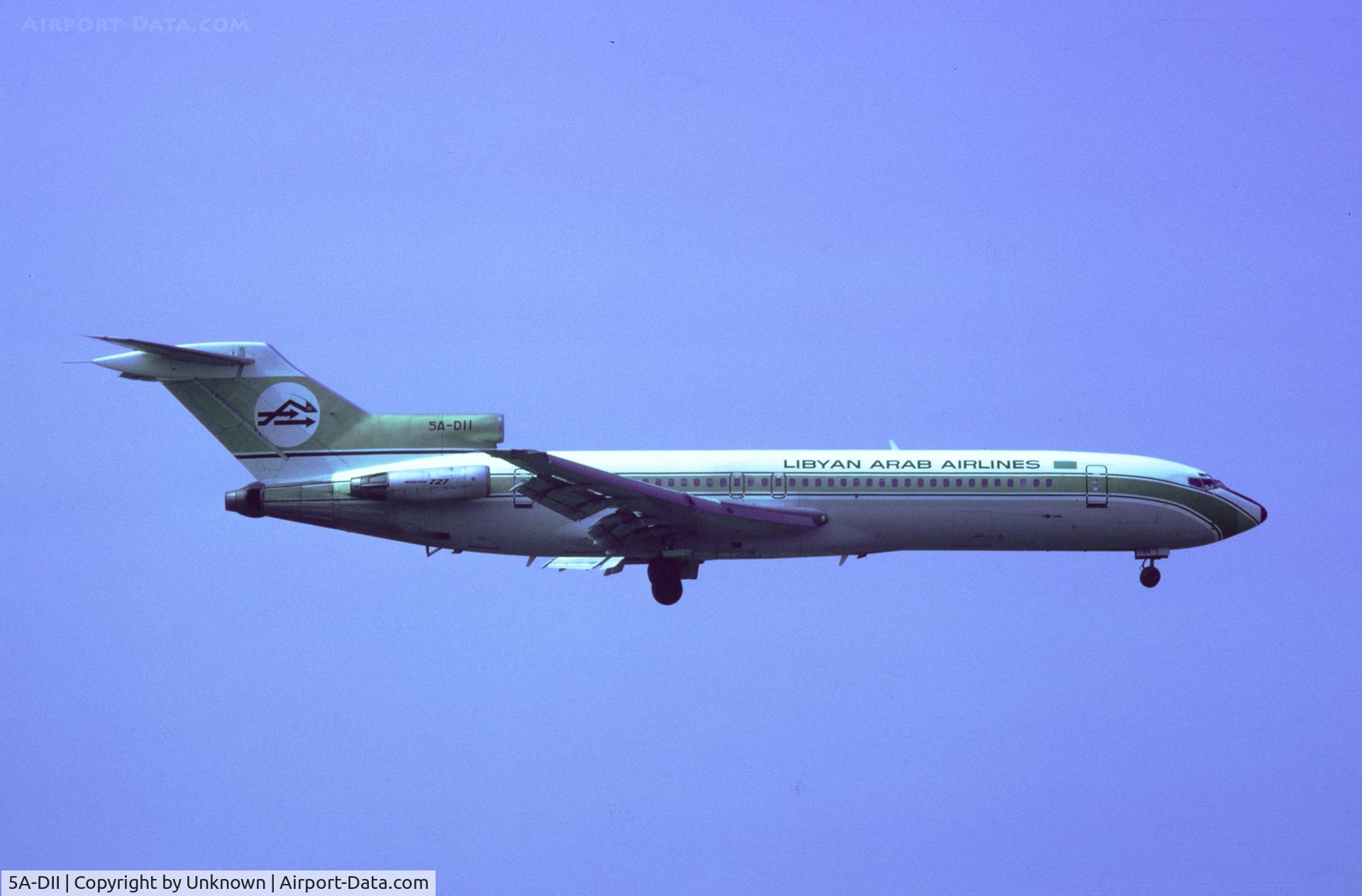 5A-DII, 1978 Boeing 727-2L5 C/N 21540, Unknown