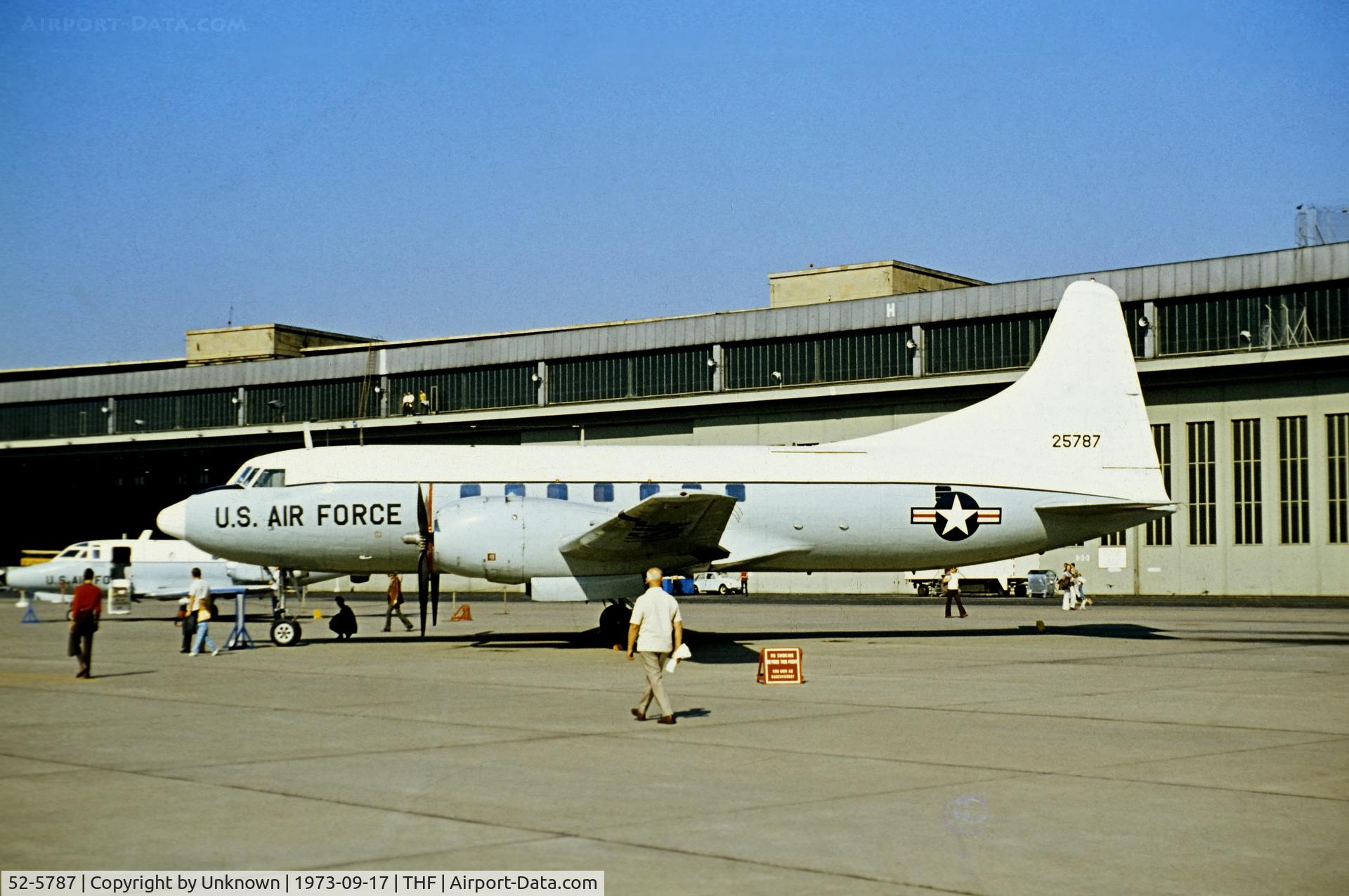 52-5787, 1953 Convair HC-131A C/N 53-7, Berlin Thempelhof 17.9.1973