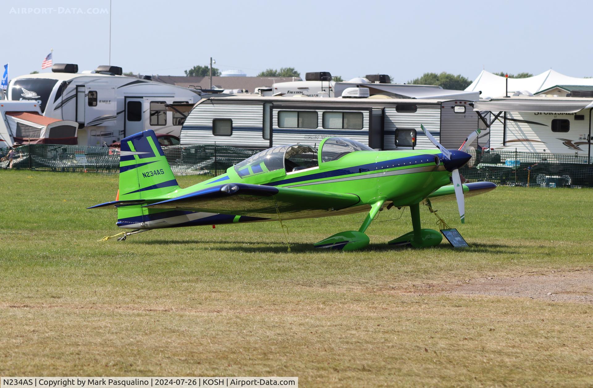 N234AS, 2020 Van's RV-7 C/N 70297, Vans RV-7