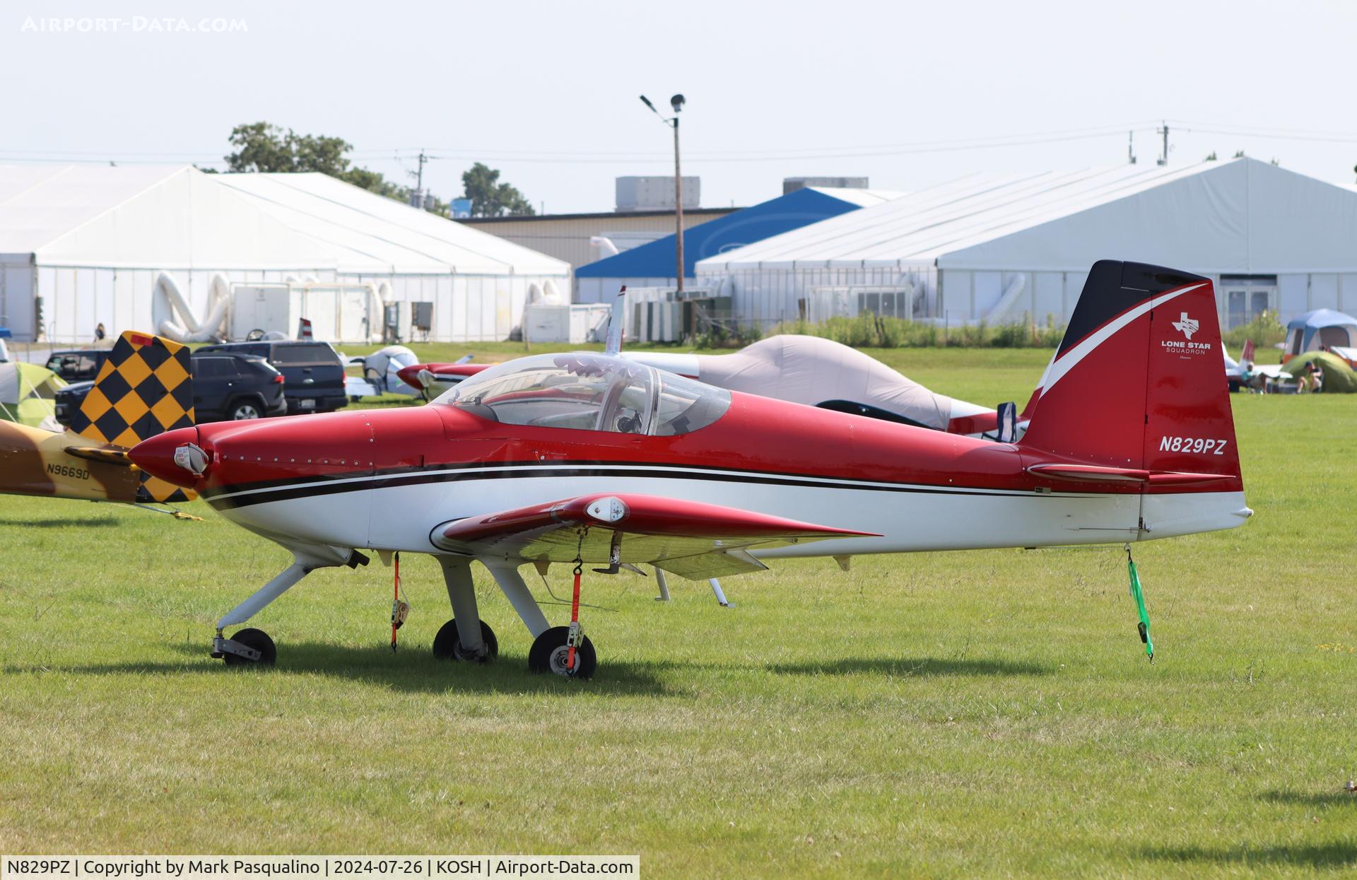 N829PZ, 2007 Vans RV-7A C/N 70829, Vans RV-7A