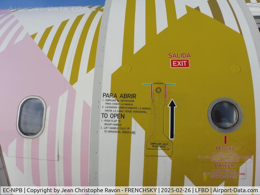 EC-NPB, 2009 Airbus A320-214 C/N 3949, Bordeaux (BOD)	Marrakesh (RAK)	V72750