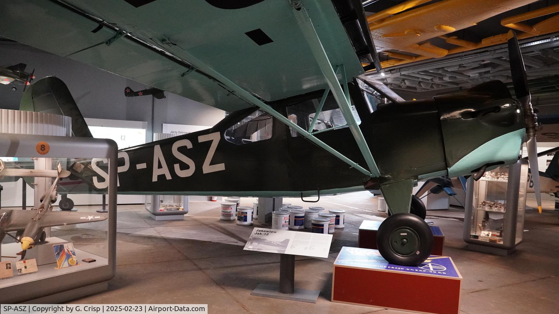 SP-ASZ, Yakovlev Yak-12M C/N 5013, Polish Aircraft Museum, Kraków, Poland.