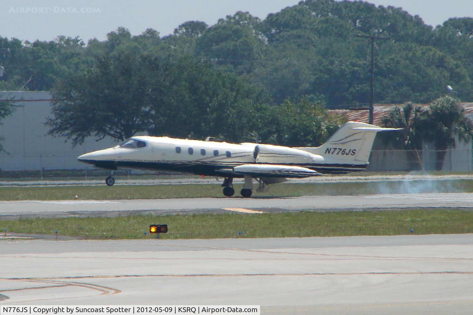 N776JS, 1982 Gates Learjet Corp. 35A C/N 476, Learjet 35 - N776JS arrives on Runway 32 at Sarasota-Bradenton International Airport following a flight from Teterboro Airport