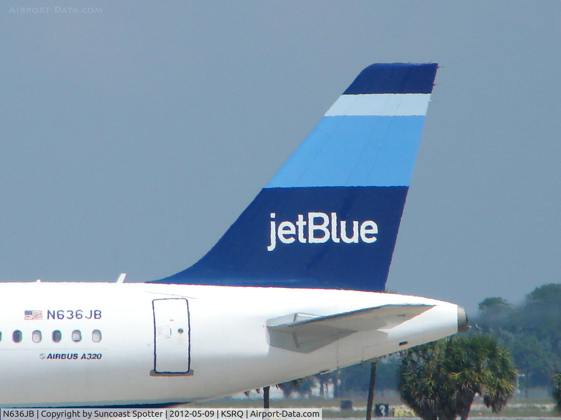 N636JB, 2006 Airbus A320-232 C/N 2755, JetBlue Flight 346 prepares for flight at Sarasota-Bradenton International Airport