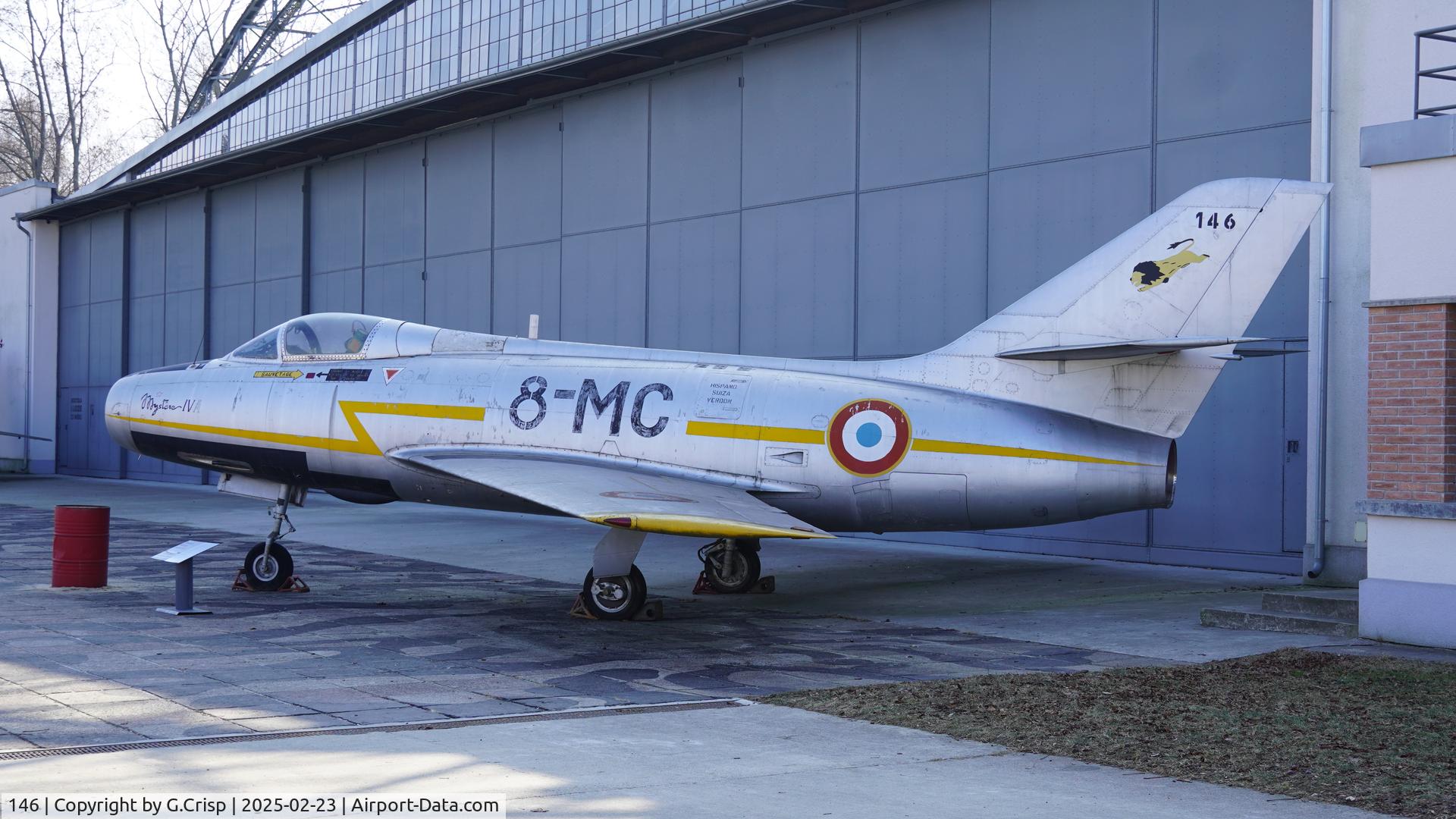 146, Dassault MD-454 Mystere IVA C/N 146, Polish Aircraft Museum, Kraków, Poland.