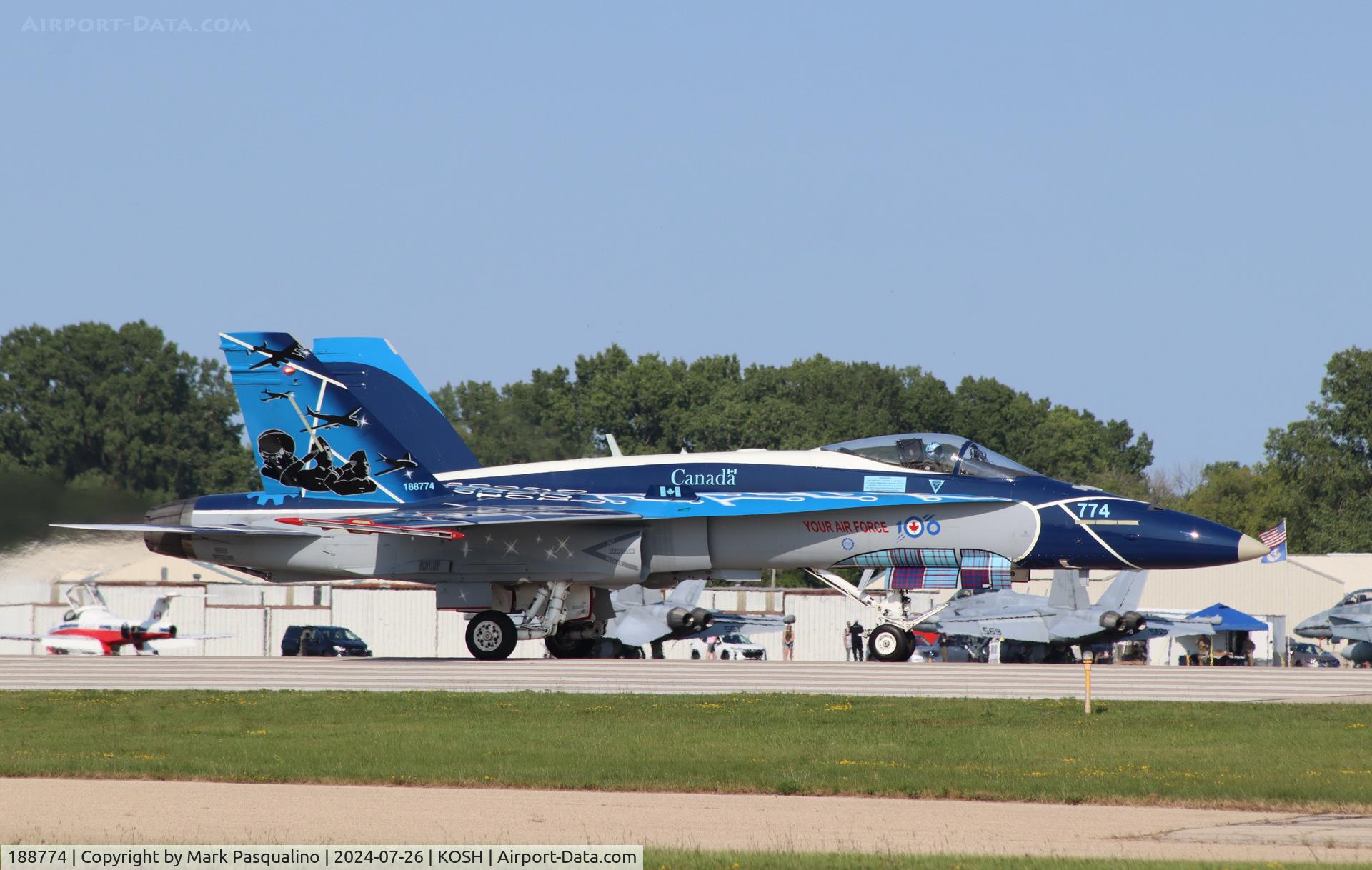 188774, 1986 McDonnell Douglas CF-188A Hornet C/N 0512/A423, McDonnell Douglas CF-188A Hornet