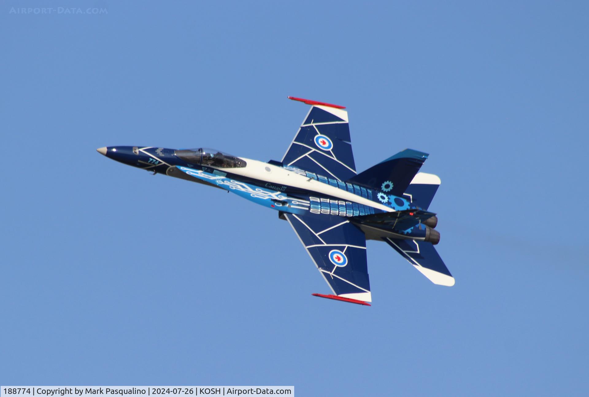 188774, 1986 McDonnell Douglas CF-188A Hornet C/N 0512/A423, McDonnell Douglas CF-188A Hornet