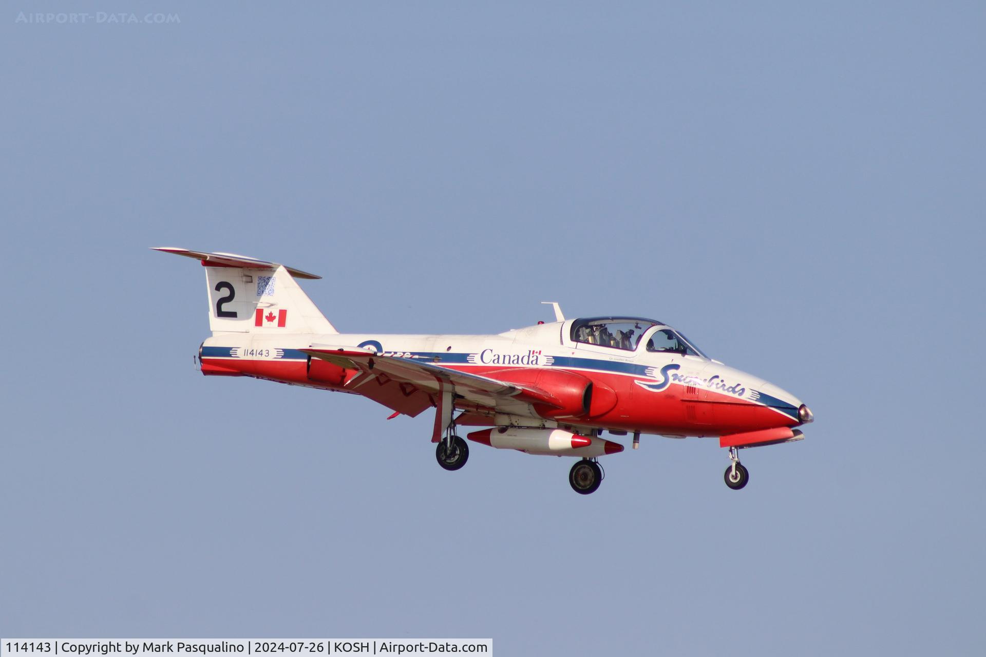 114143, Canadair CT-114 Tutor C/N 1143, Canadair CT-114 Tutor