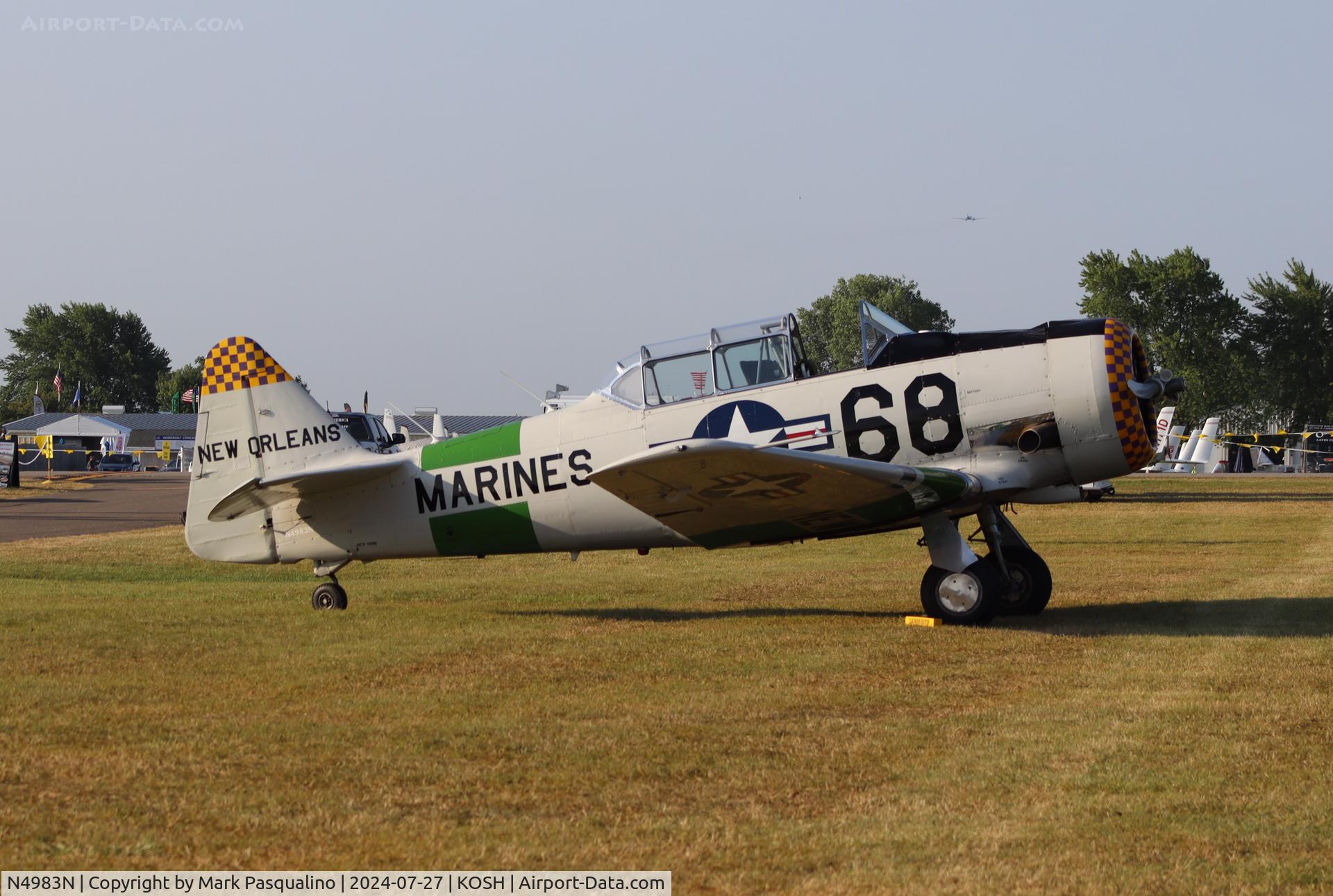 N4983N, 1957 North American AT-6D Texan C/N 121-42175 (44-81453), North American AT-6D