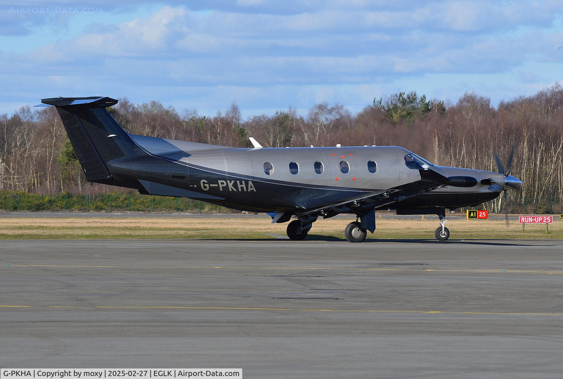 G-PKHA, 2018 Pilatus PC-12/47E C/N 1776, Pilatus PC-12/47E at Blackbushe. Ex HB-FRM