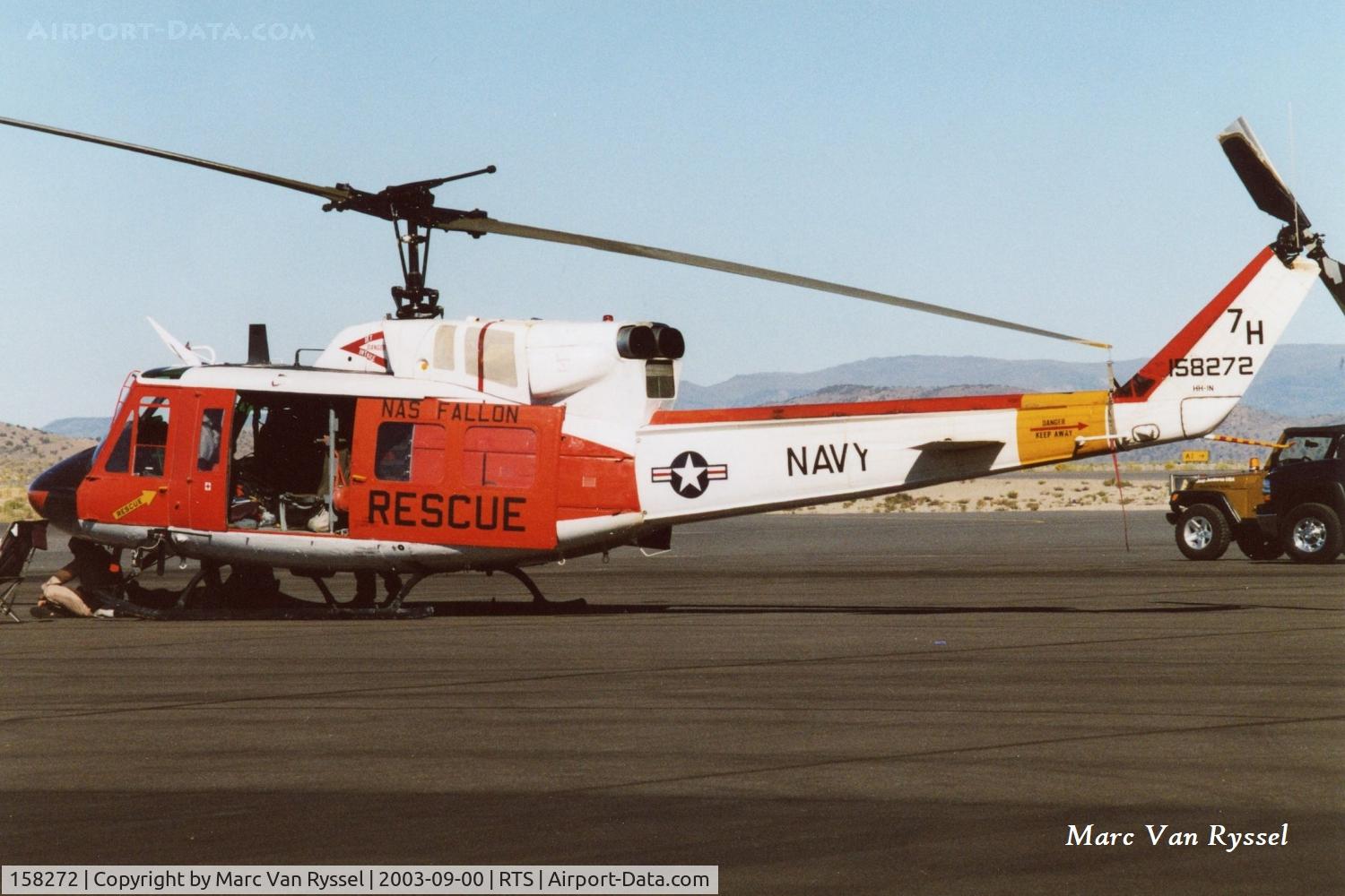 158272, Bell HH-1N Iroquois C/N 31613, At the Reno Air Races in September 2003.