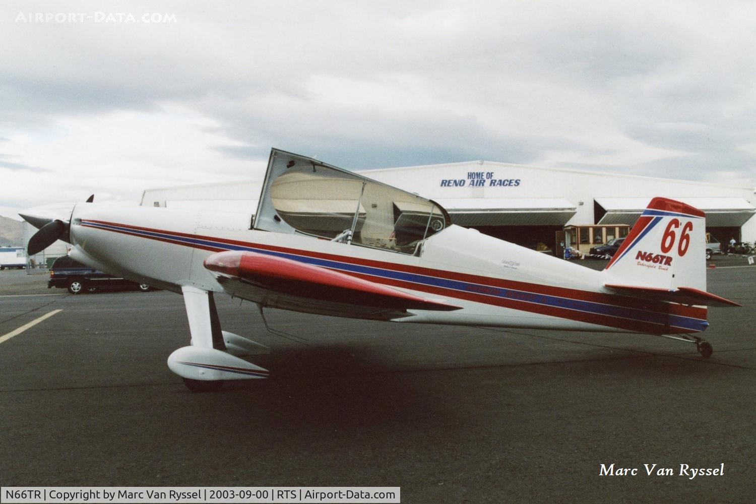 N66TR, Rutherford Ted ROCKET II C/N 61, Sport class race #66 was flown by Ted Rutherford during the Reno Air Races in September 2003.
