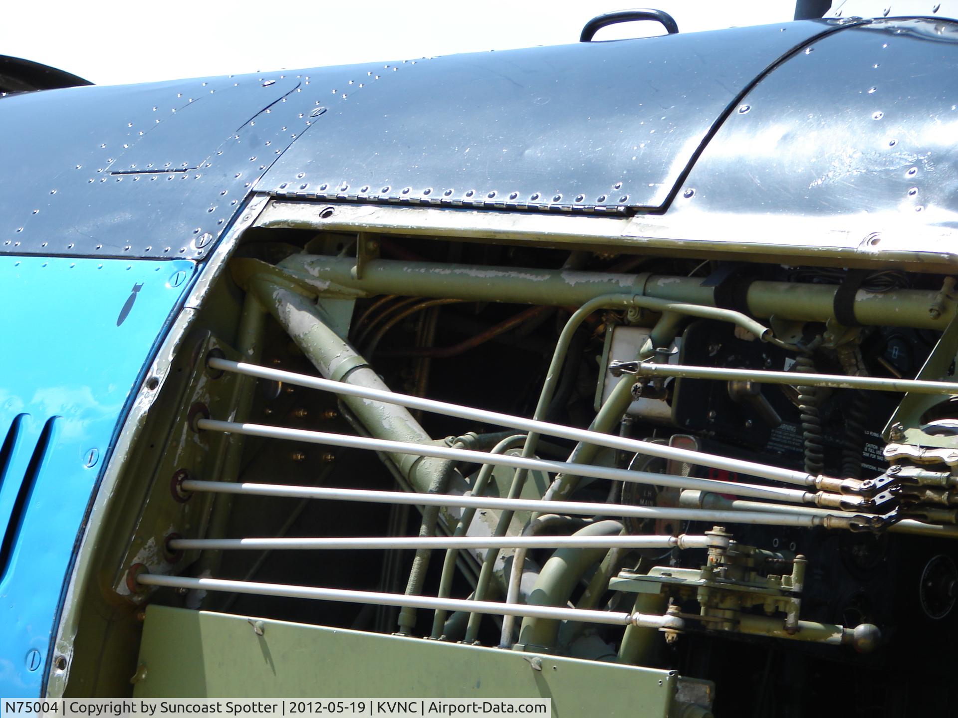 N75004, 1942 Convair BT-15 C/N 6720, Convair BT-15 on display at the Armed Forces Day event at Venice Municipal Airport