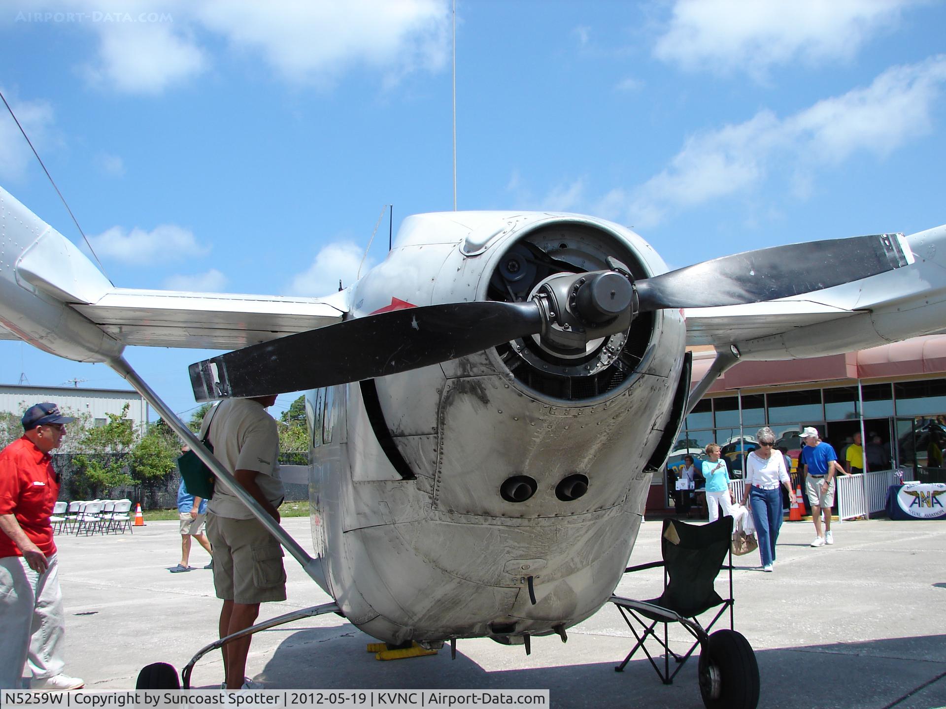 N5259W, 1968 Cessna M337B (O-2A) Super Skymaster C/N 337M-0196 (68-10831), Cessna Skymaster on display at Armed Forces Day event at Venice Municipal Airport