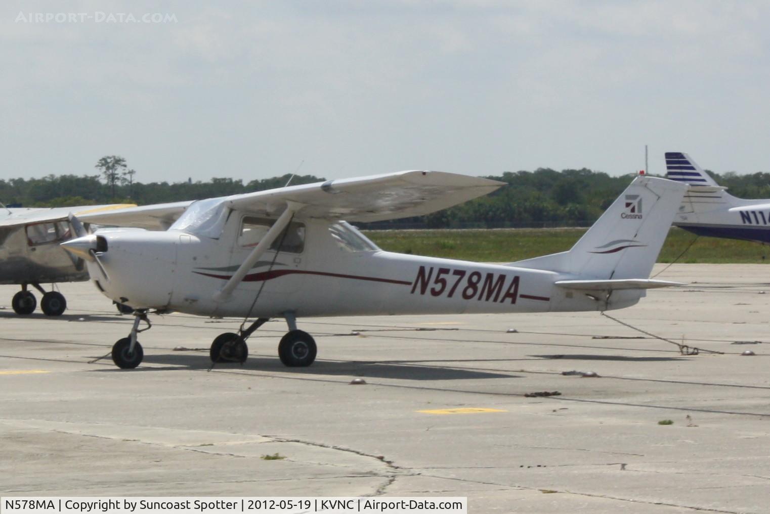 N578MA, 1967 Cessna 150H C/N 15068091, Cessna 150 on the ramp at Venice Airport