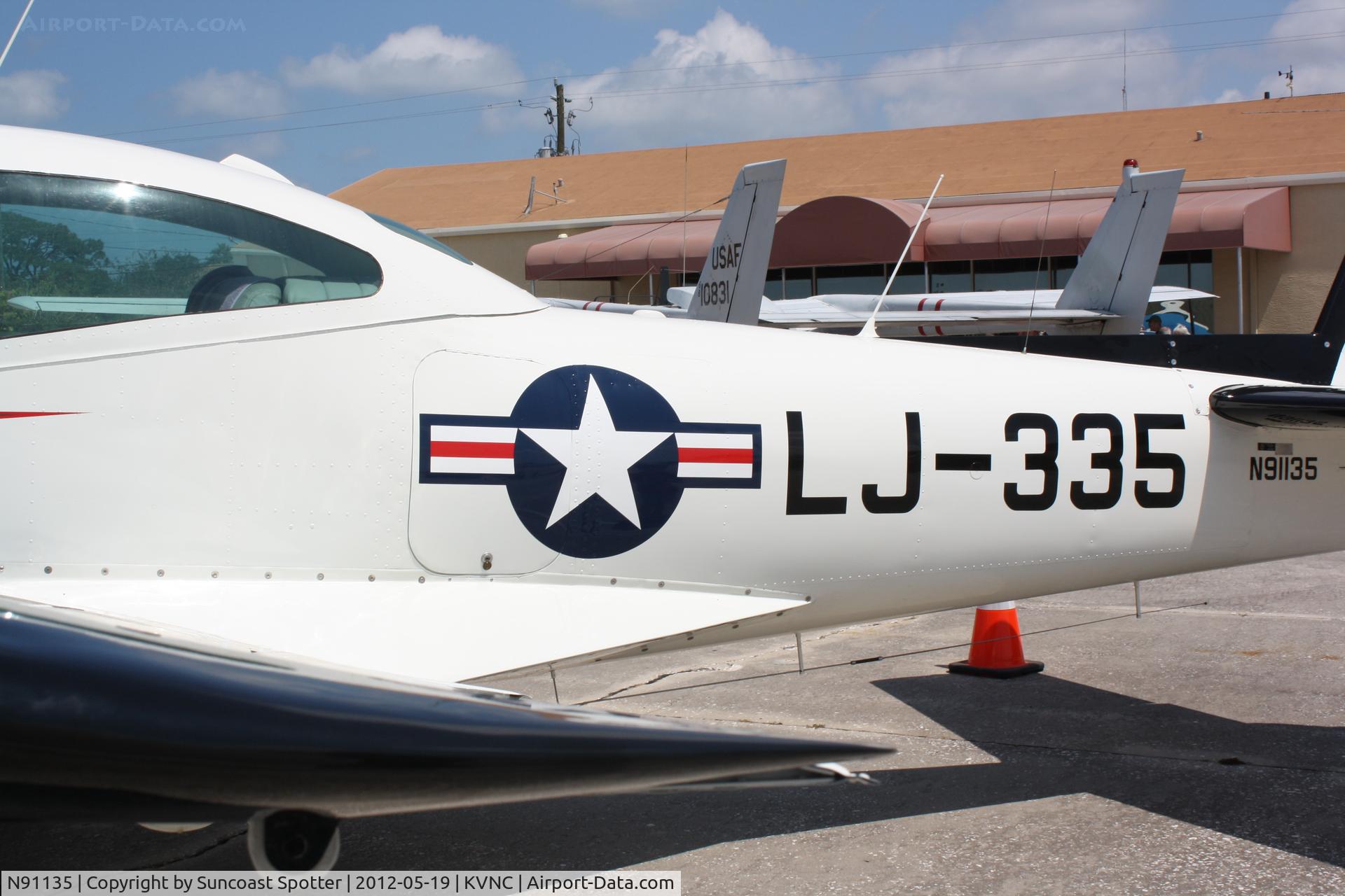 N91135, 1946 North American Navion (NA-145) C/N NAV-4-29, North American Navion  on display at Armed Forces Day event at Venice Municipal Airport