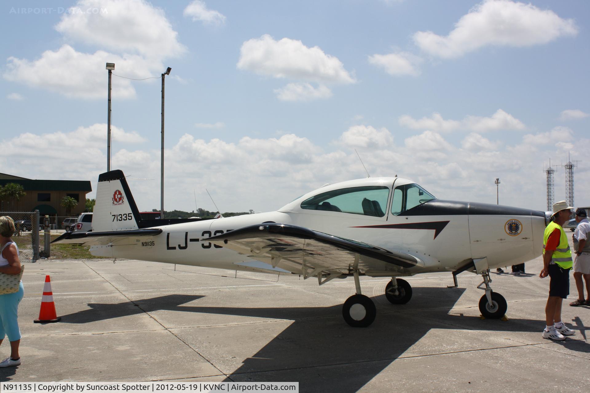N91135, 1946 North American Navion (NA-145) C/N NAV-4-29, North American Navion  on display at Armed Forces Day event at Venice Municipal Airport