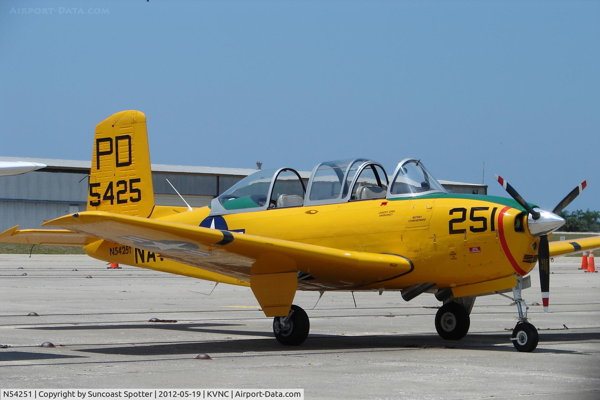N54251, 1956 Beech-novak D-45 C/N BG-251, Beech D-45 Mentor on display at Armed Forces Day event at Venice Municipal Airport