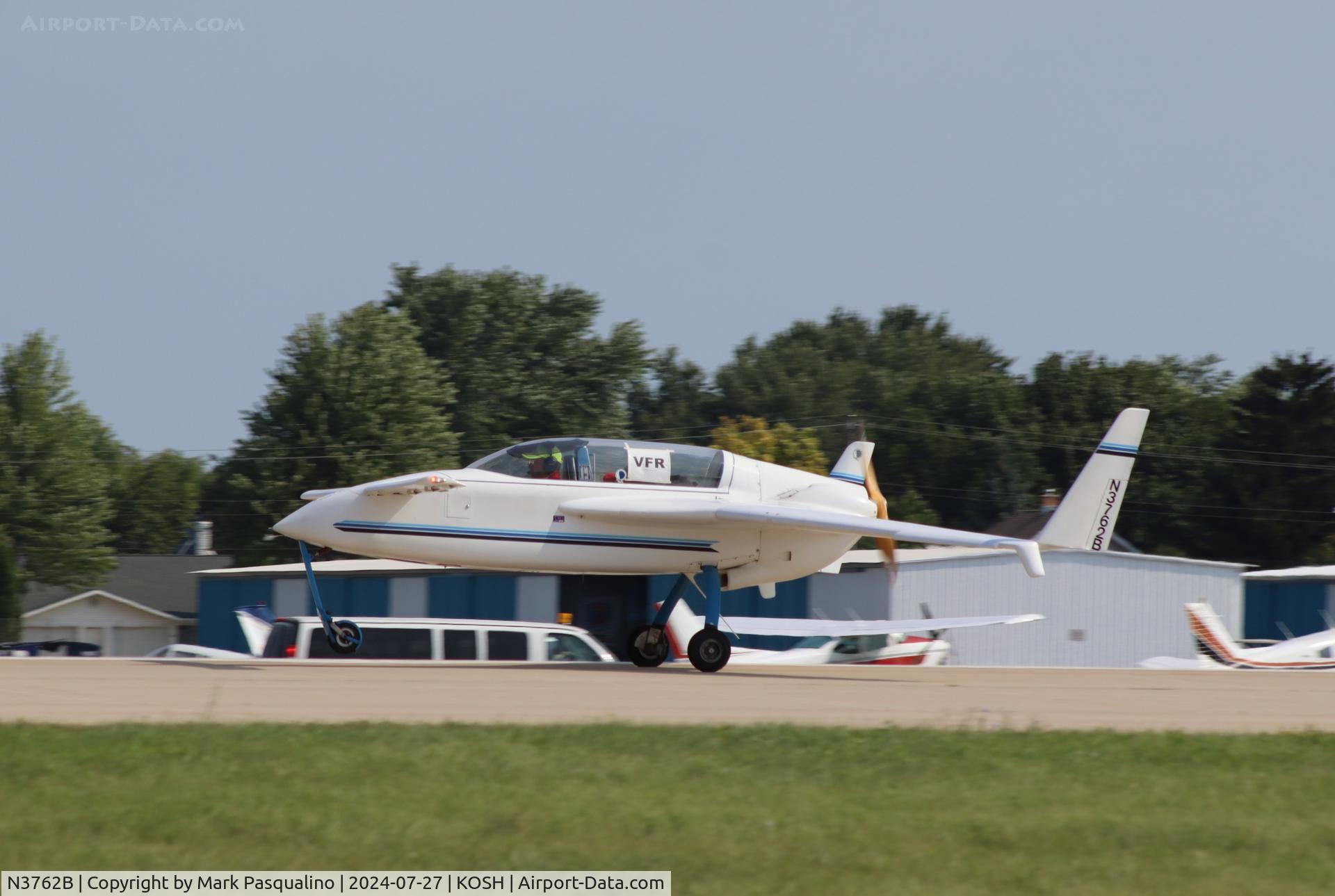N3762B, 1980 Rutan VariEze C/N 1249, Rutan VariEze