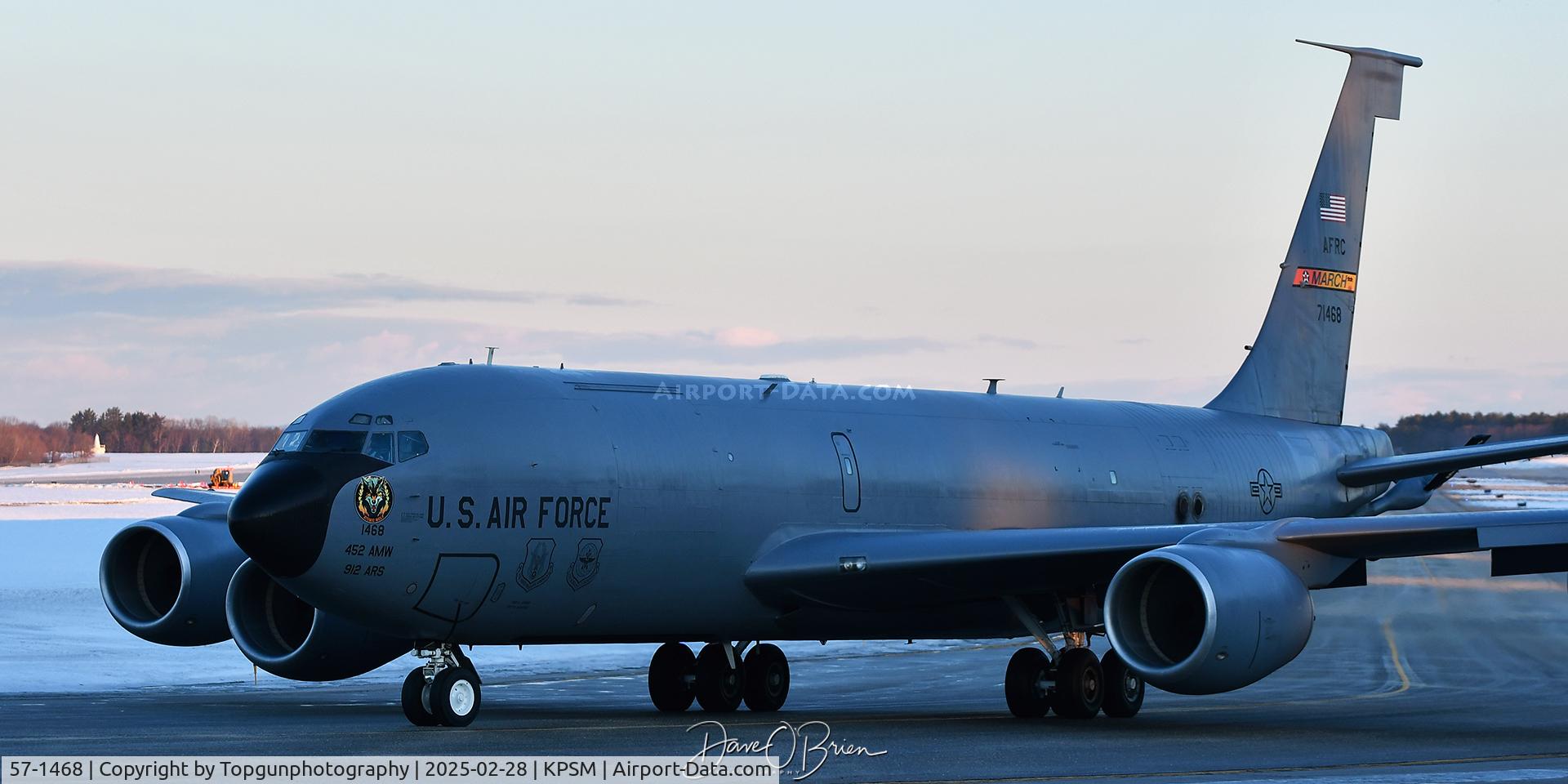 57-1468, 1957 Boeing KC-135R Stratotanker C/N 17539, REACJH031 
336th ARS	March AFB, CA