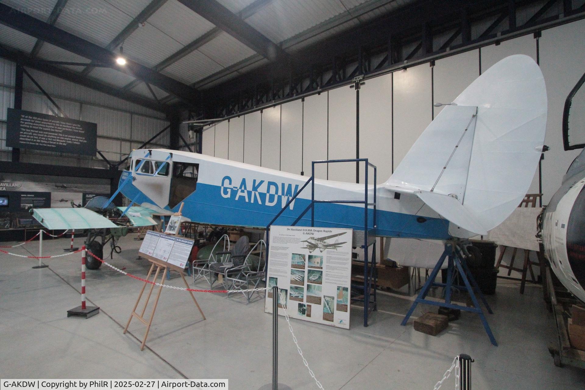 G-AKDW, 1945 De Havilland DH-89A Dominie/Dragon Rapide C/N 6897, G-AKDW 1945 DH89A Dragon Rapide DHAM London Colney 