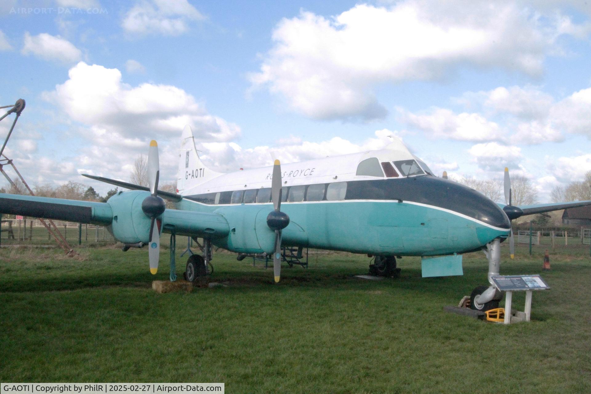 G-AOTI, 1956 De Havilland DH-114 Heron 2D C/N 14107, G-AOTI 1956 DH114 Heron 2D DHAM London Colney 