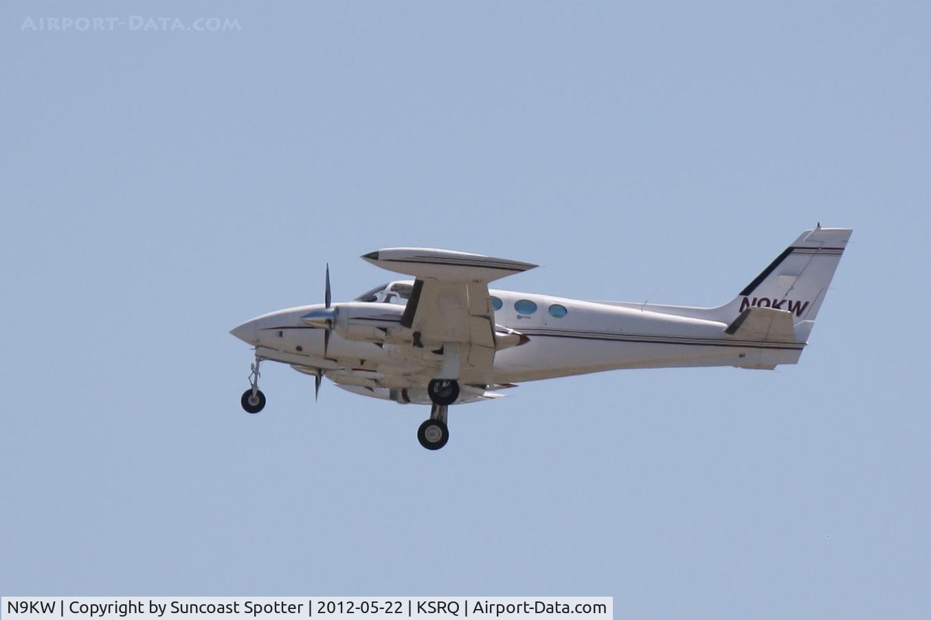 N9KW, 1973 Cessna 340 C/N 340-0227, Cessna 340 (N9KW) departs Runway 32 at Sarasota-Bradenton International Airport