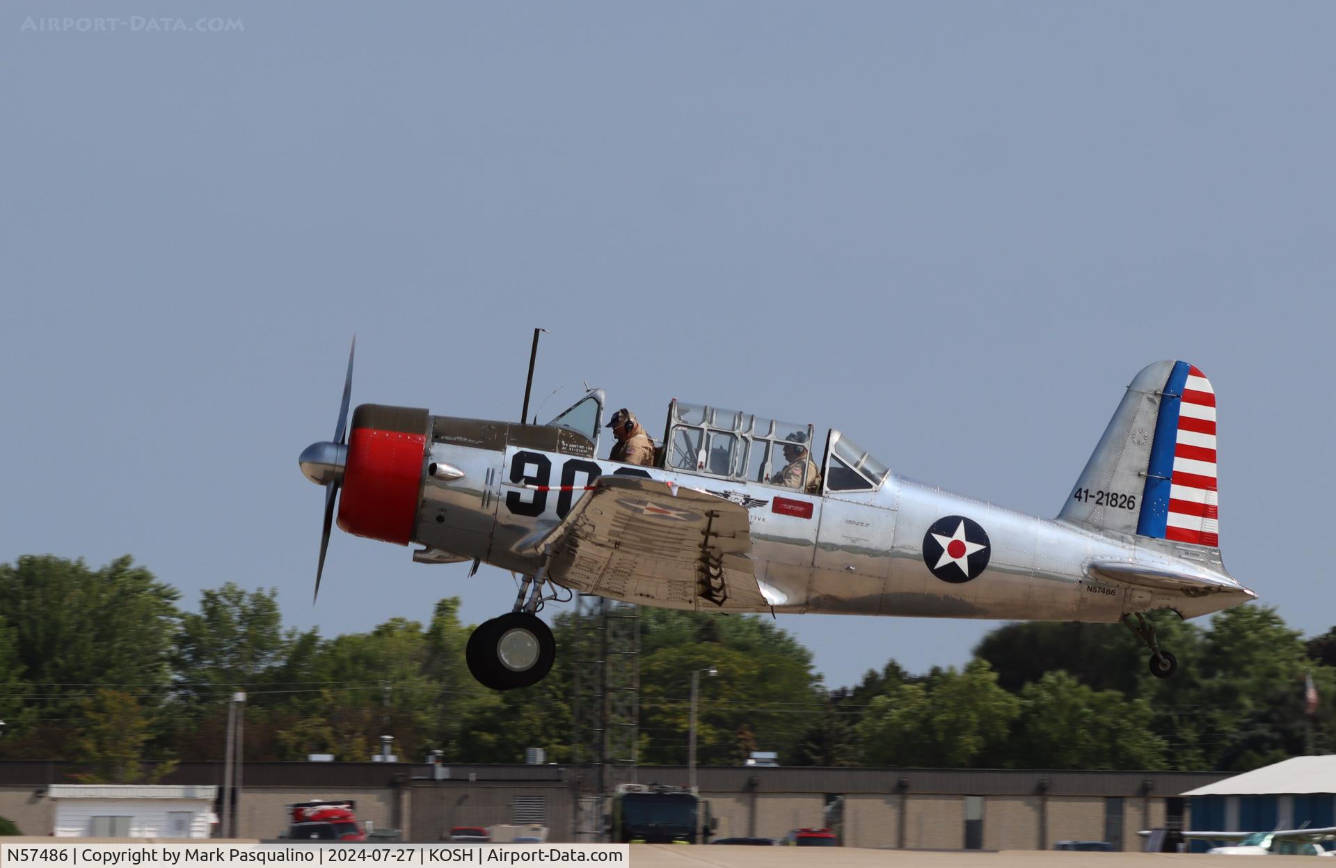 N57486, 1942 Consolidated Vultee BT-13A Valiant C/N 5665, Consolidated Vultee BT-13A