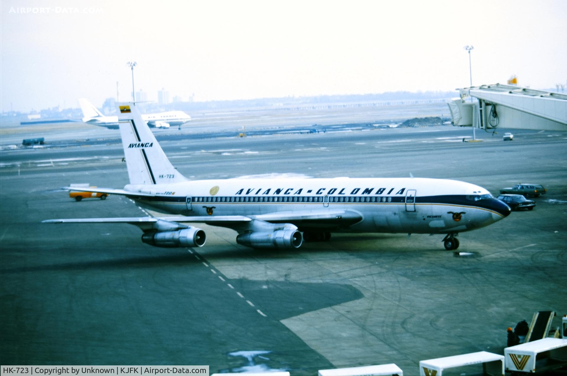HK-723, 1961 Boeing 720-047B C/N 18061, JFK .1969-76.Damaged byond repair on landing Mexico City 16.8.1976